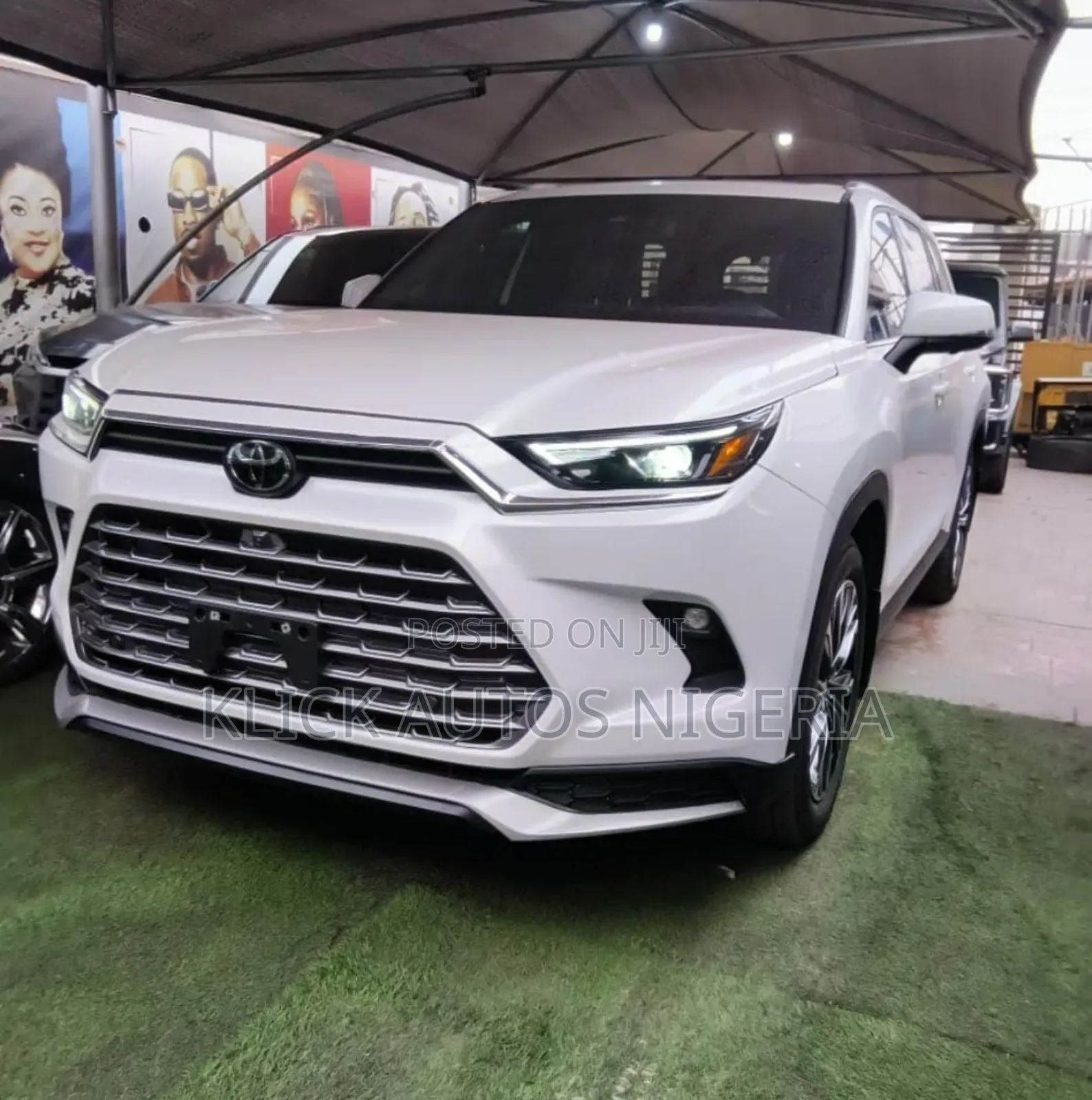 New Toyota Grand Highlander 2024 White