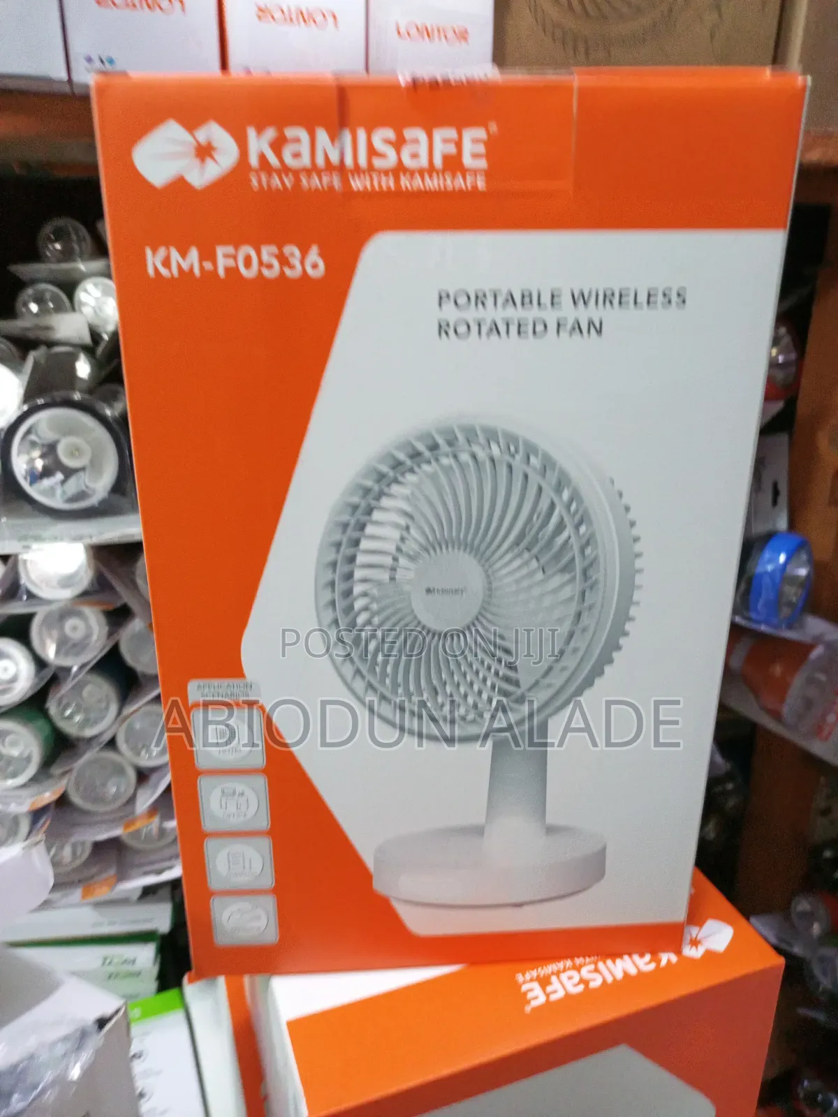 Kamisafe Rechargeable Fan