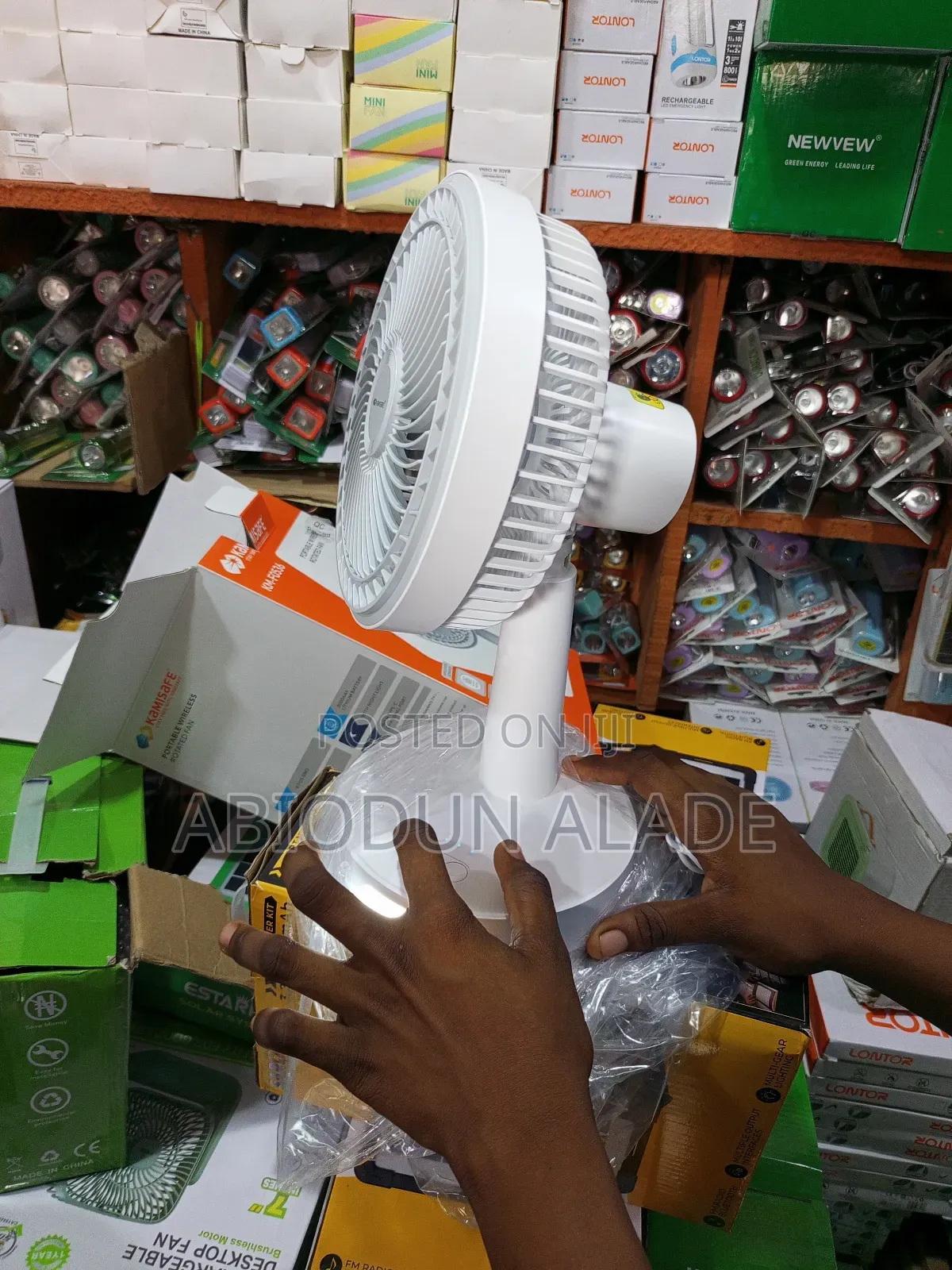 Kamisafe Rechargeable Fan