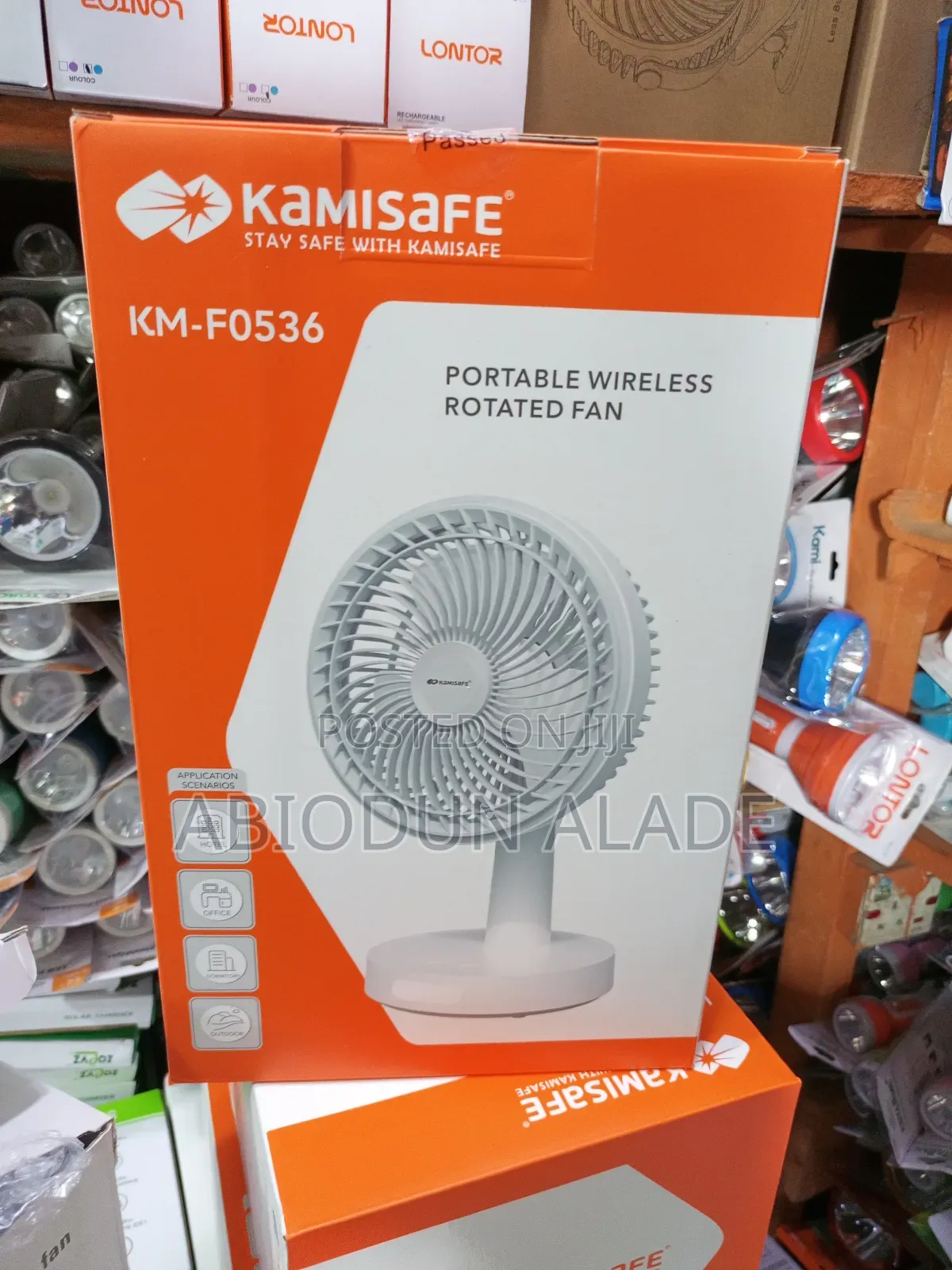 Kamisafe Rechargeable Fan