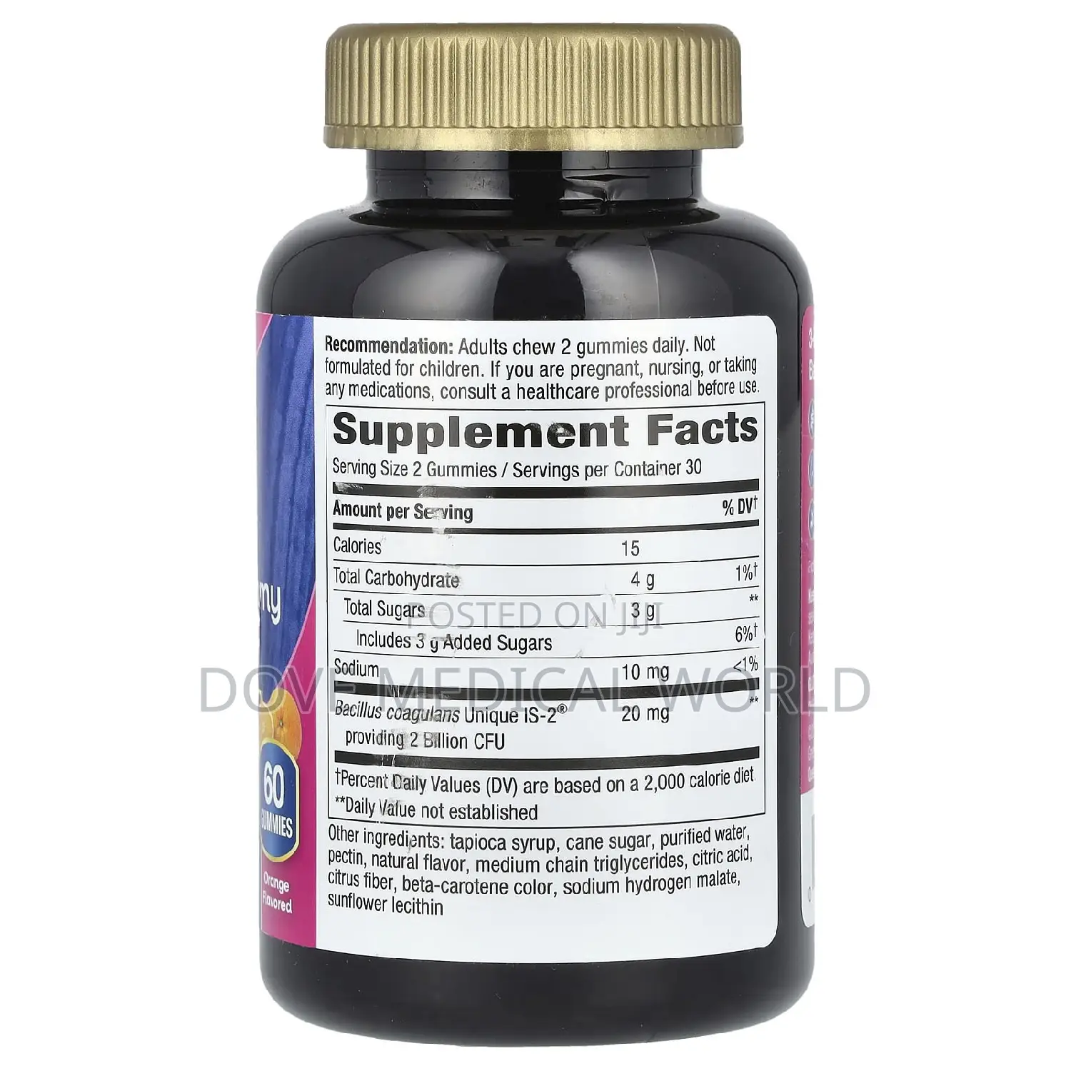 Women’S 3-in-1 Probiotic 2 Billion CFU Gumm
