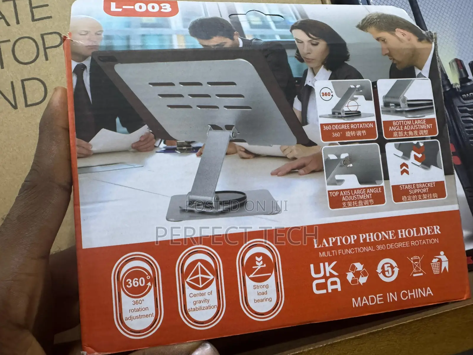 Tablet and iPad Holder With 360 Degree Rotation
