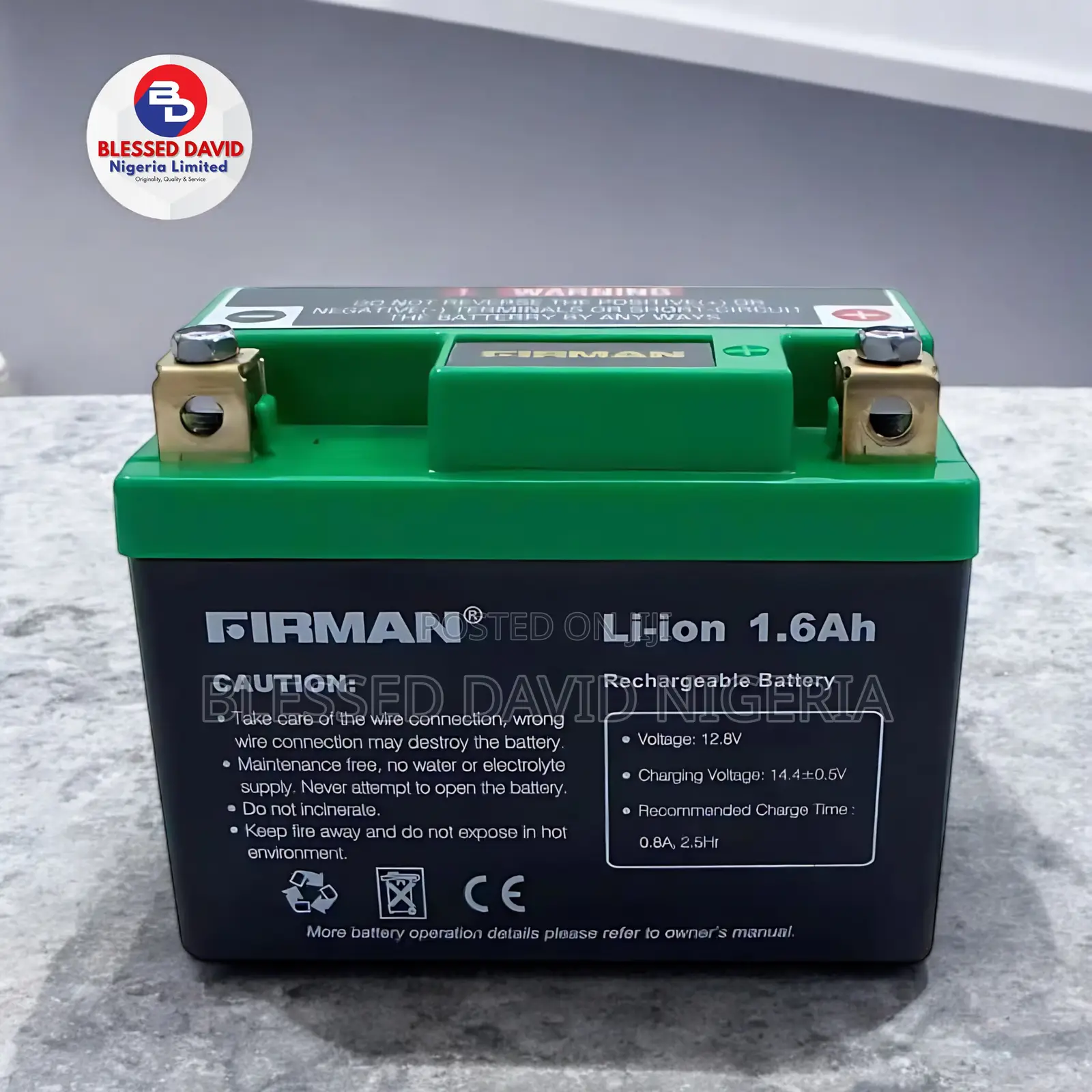 Firman Replacement Battery 1.6ah