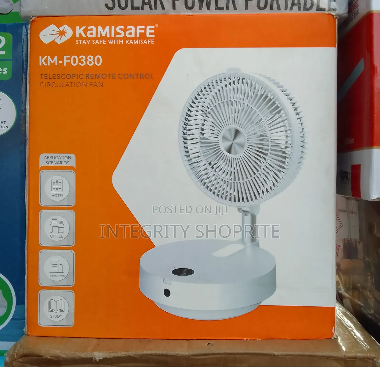 Kamisafe Telescopic Fan 12" 15000mah