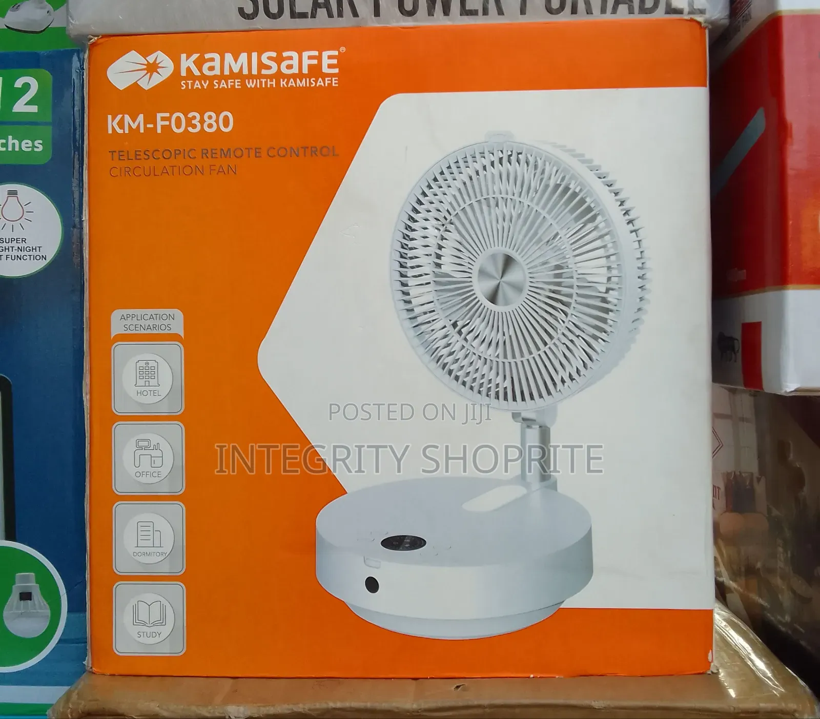 Kamisafe Telescopic Fan 12" 15000mah