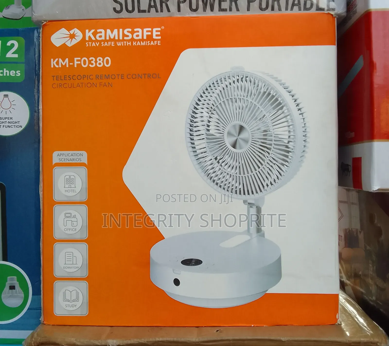 Kamisafe Telescopic Fan 12" 15000mah