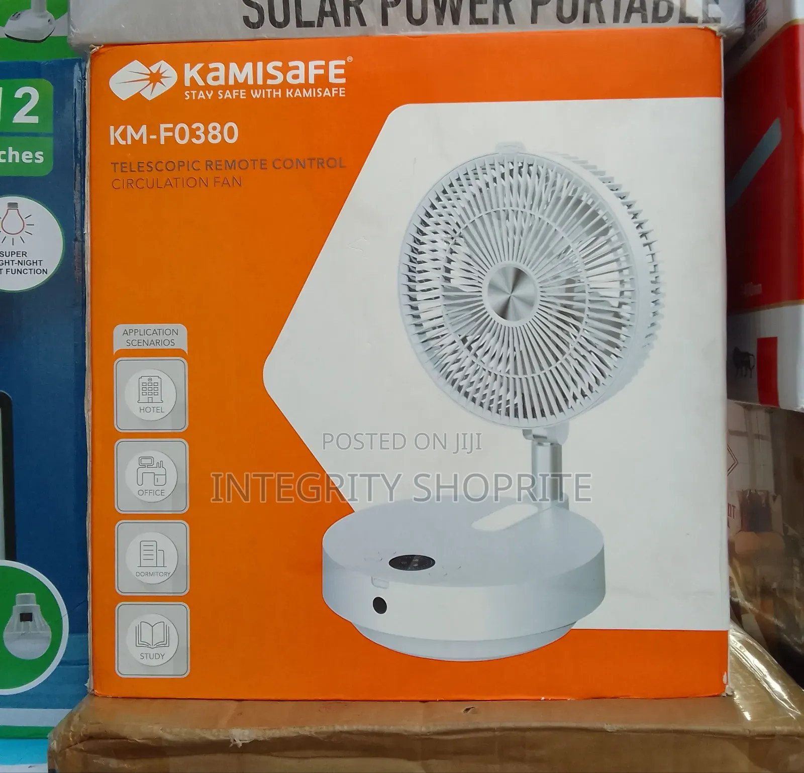 Kamisafe Telescopic Fan 12" 15000mah