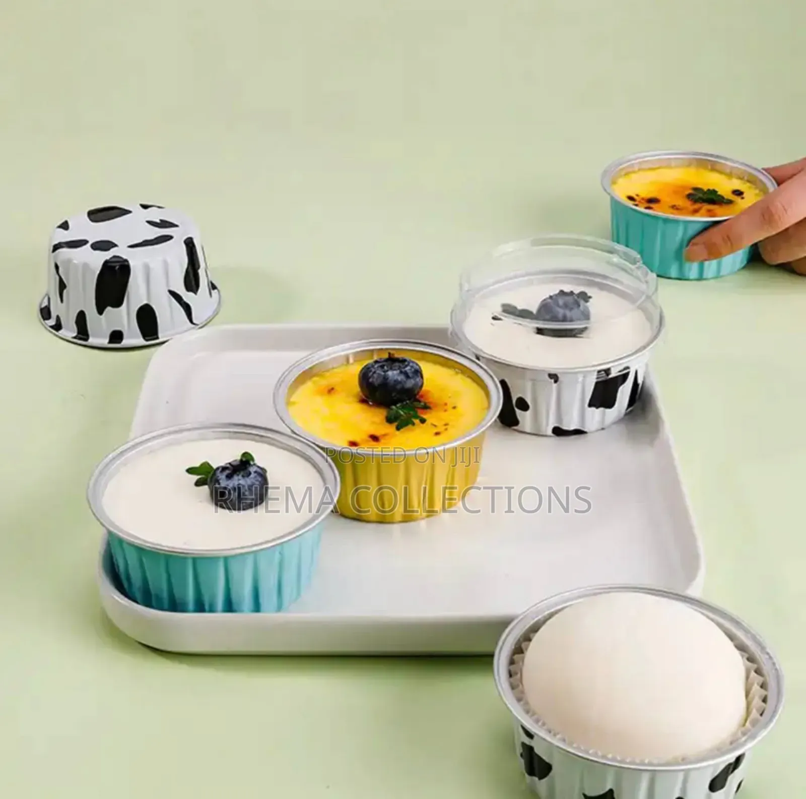 12PCS Multifunctional Aluminum Foil Cupcakes Cup