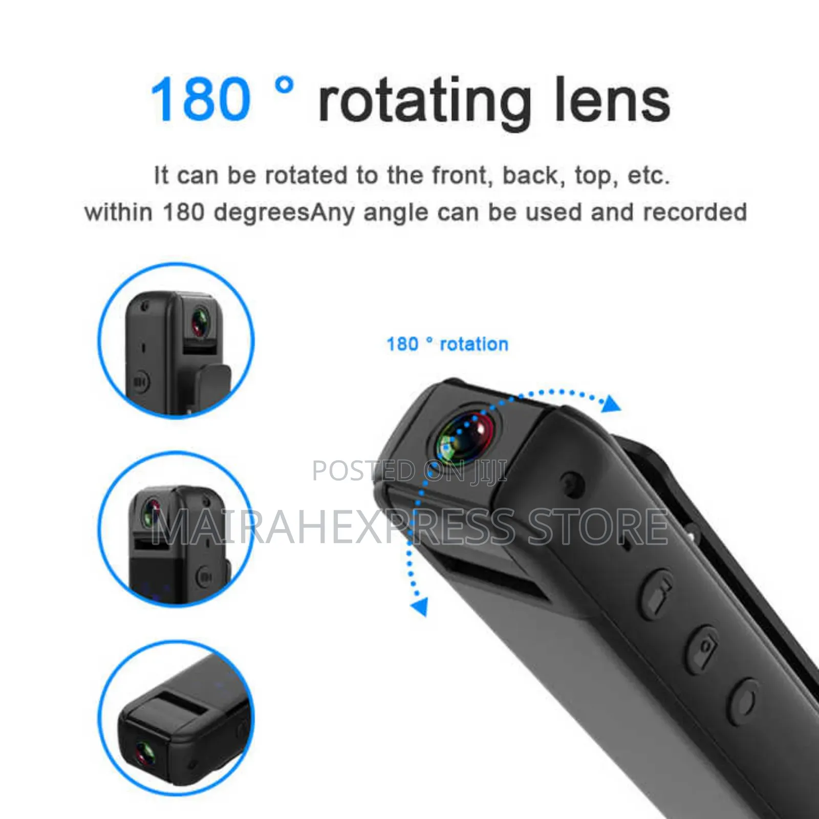 Mini Camera 1080p Fullhd Video Recorder Micro Body Camcorder (2st7)