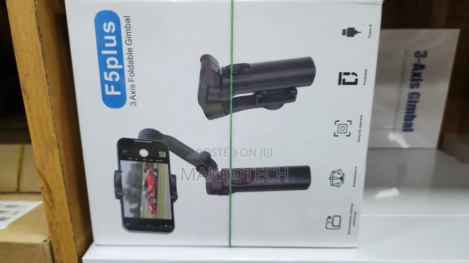 F5 Plus - 3-Axis Phone Stabilizer With Gimbal and Bluetooth