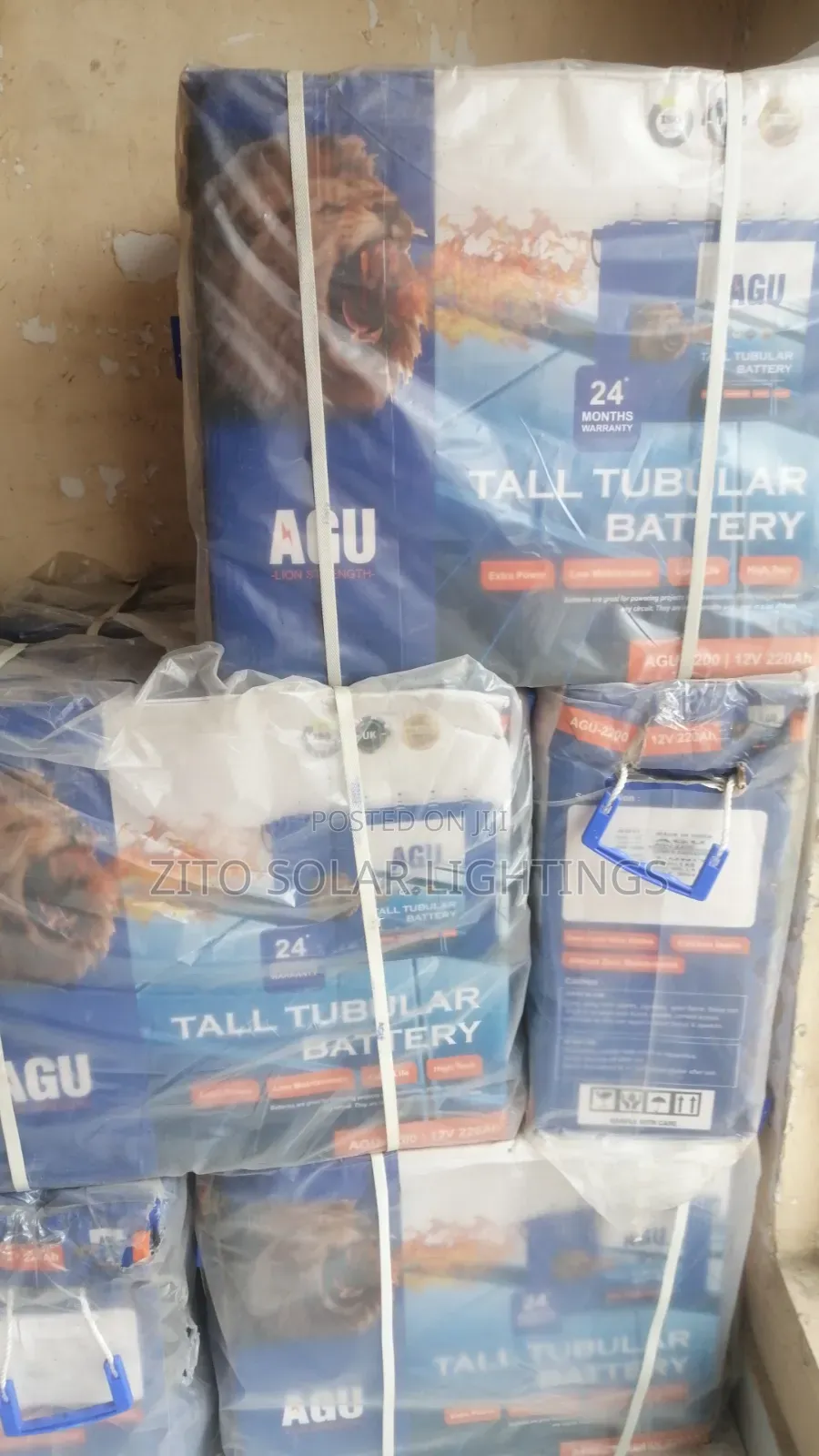 220/240ahms Tubular Solar Battery