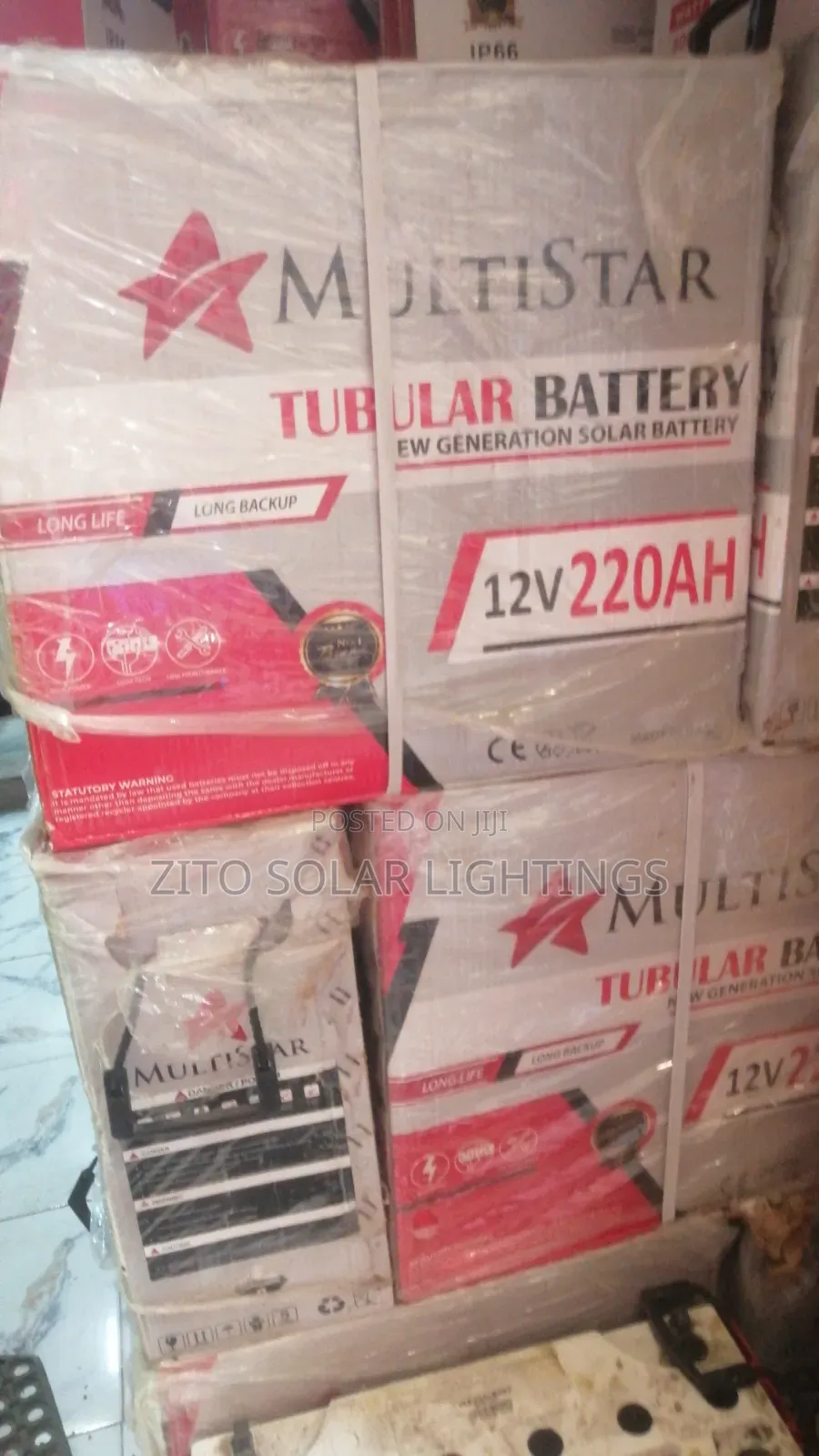 220/240ahms Tubular Solar Battery