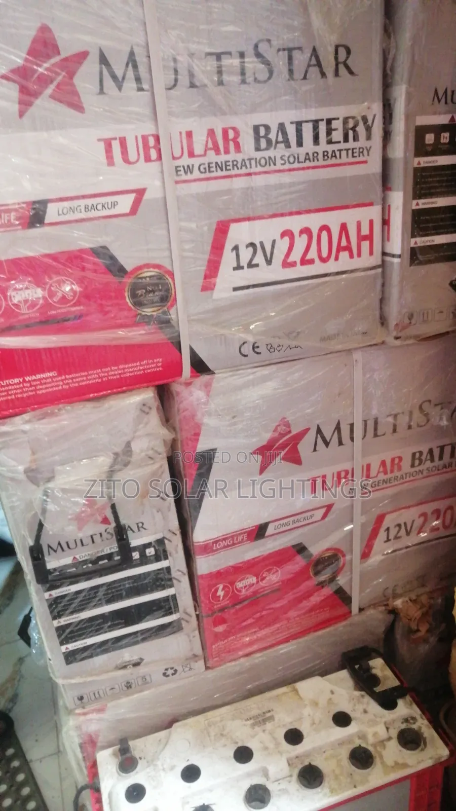220/240ahms Tubular Solar Battery