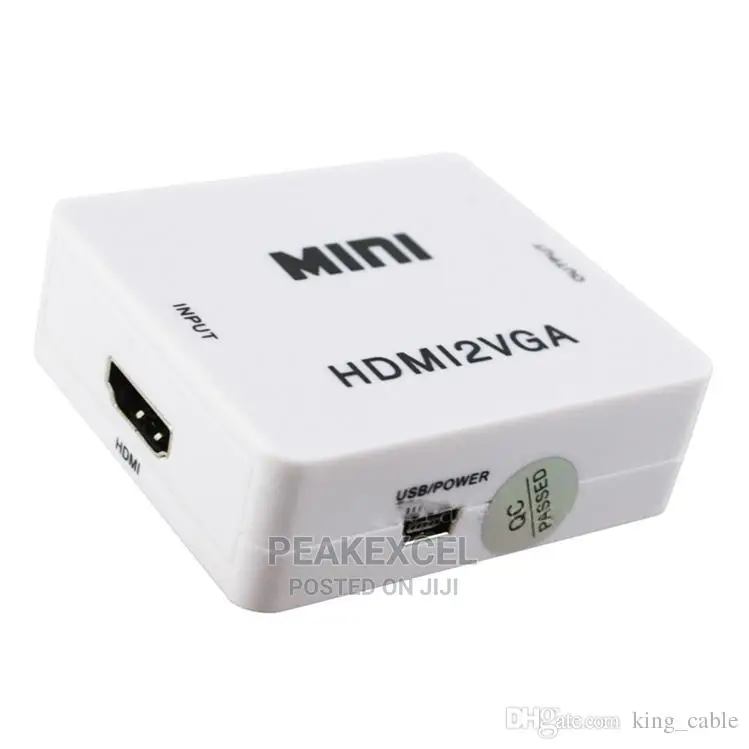Mini HDMI to VGA Converter 1080P Adapter Connector