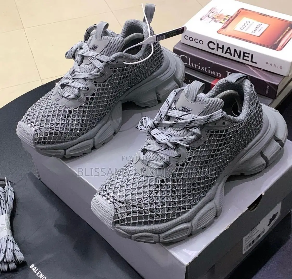Balenciaga Luxury 3xl Fishnet Quality Sneakers