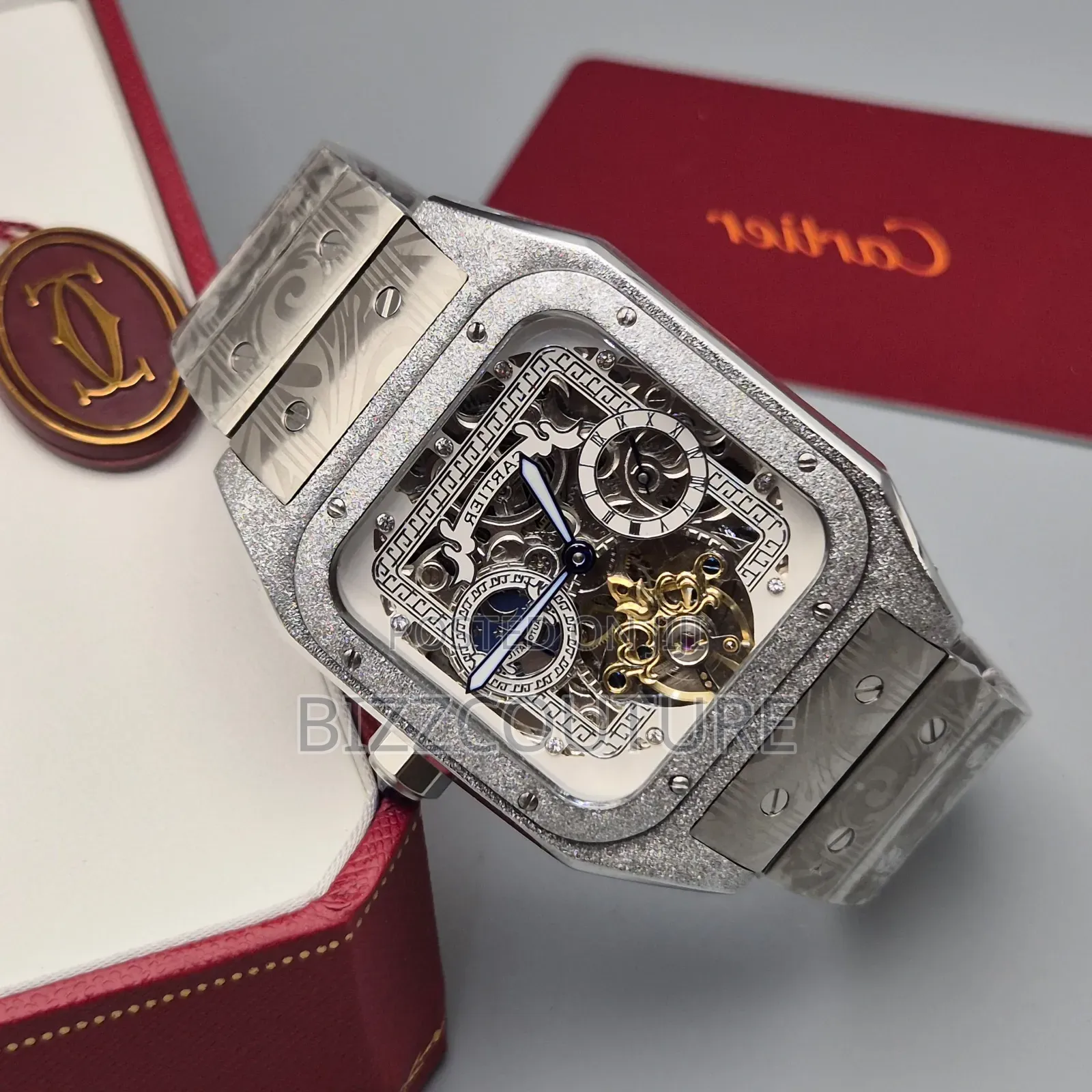 Original CARTIER Silver Stainless Steel Available in Store