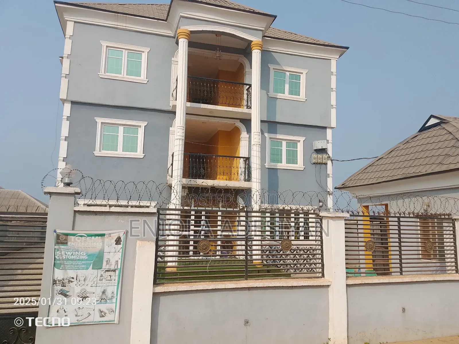 Furnished 3bdrm Block of Flats in Mayor Estate, Igbogbo for rent