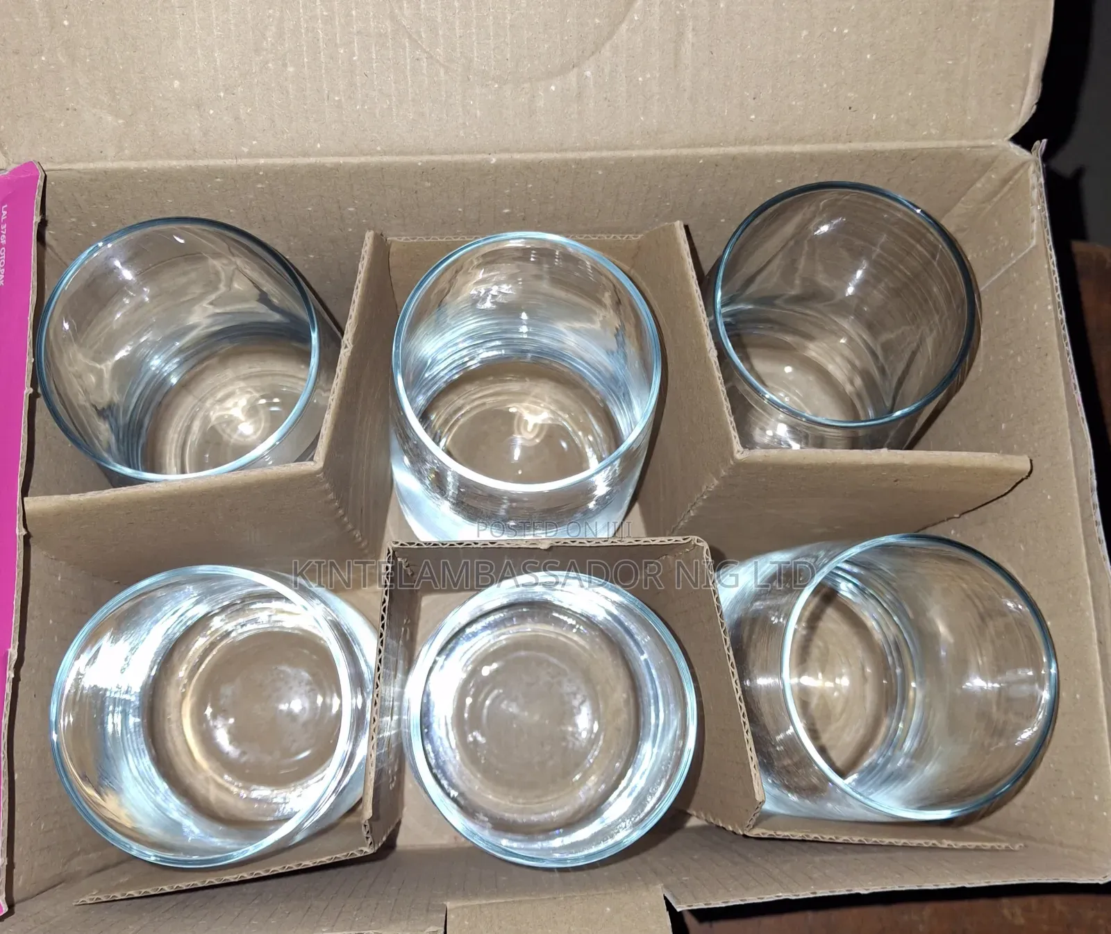 6 Pieces Glass Cup