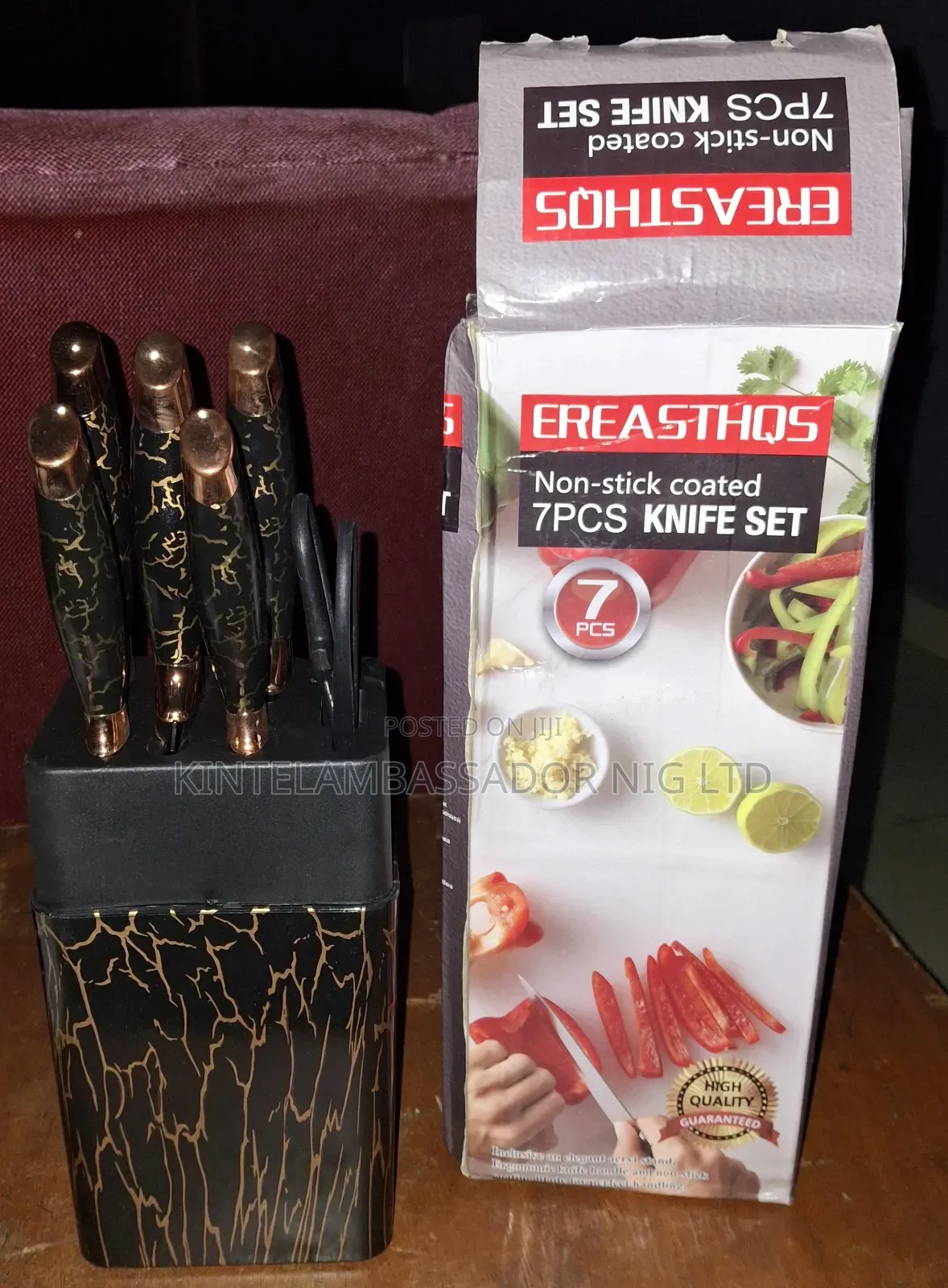 Non Stick Coated 7PC Knives Set