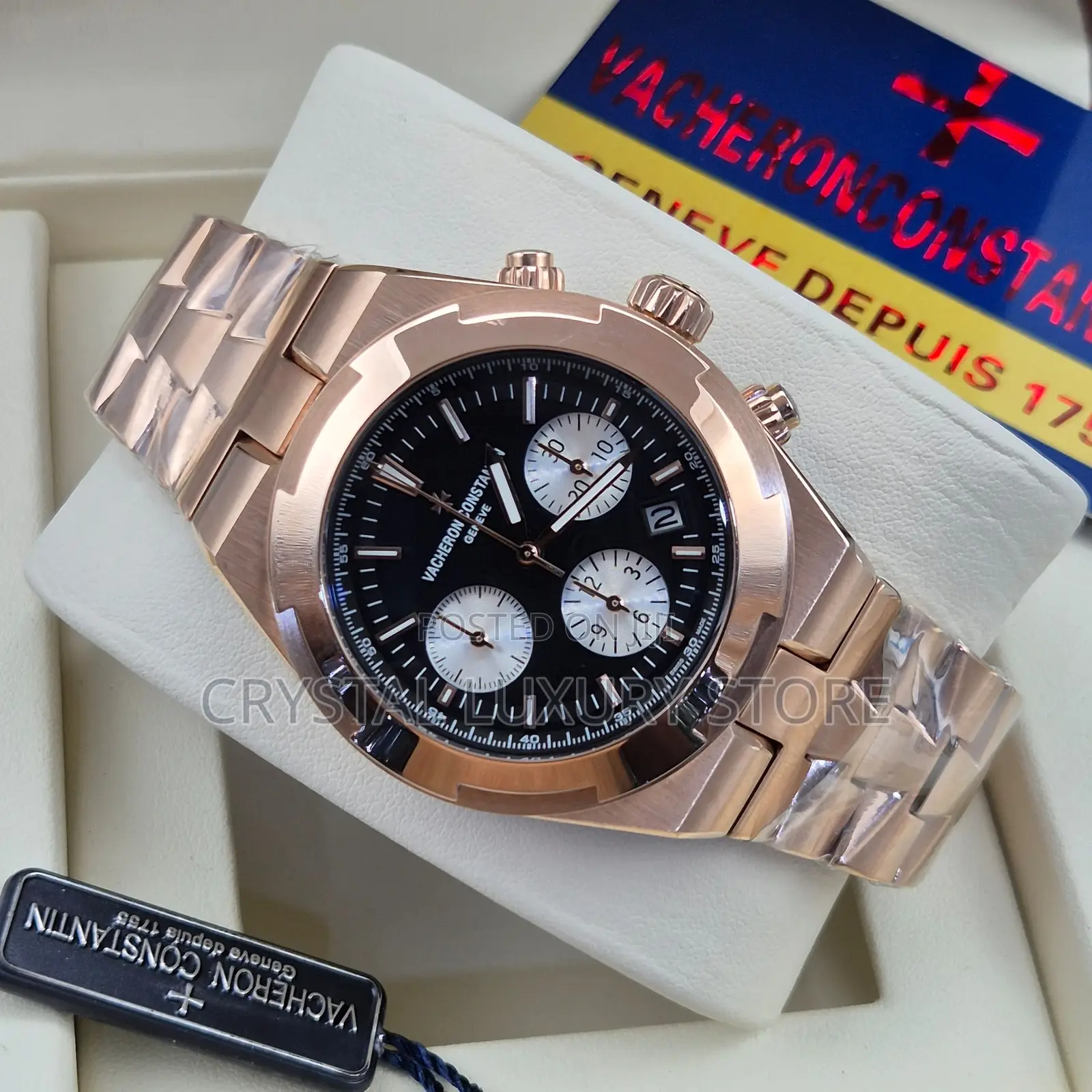Vacheron Constantin Quality Men Chain Strap Wristwatch