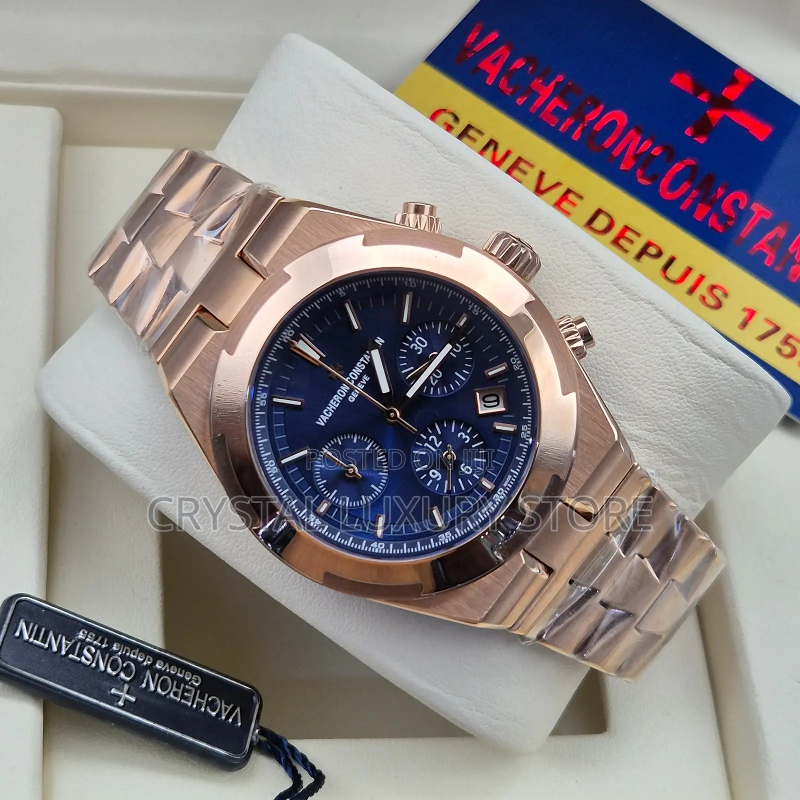 Vacheron Constantin Quality Men Chain Strap Wristwatch