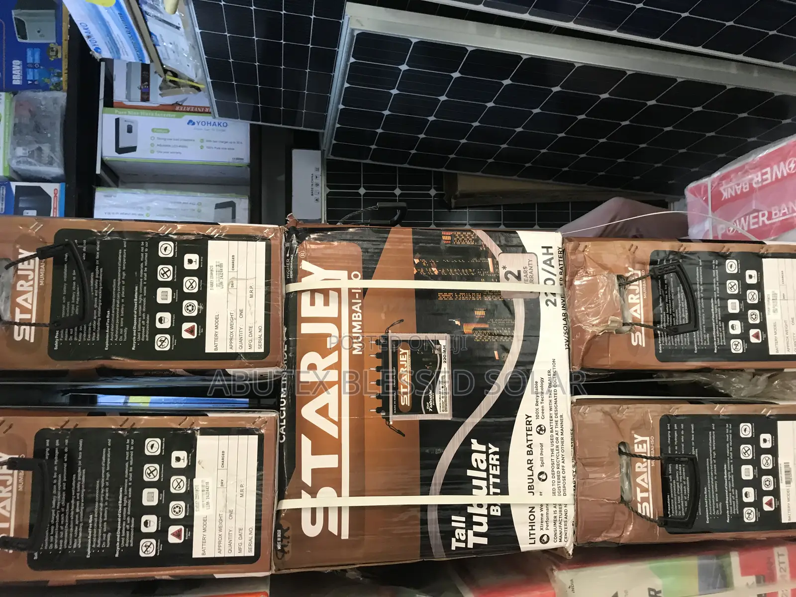 220ah 12v Starjey Tubular Battery