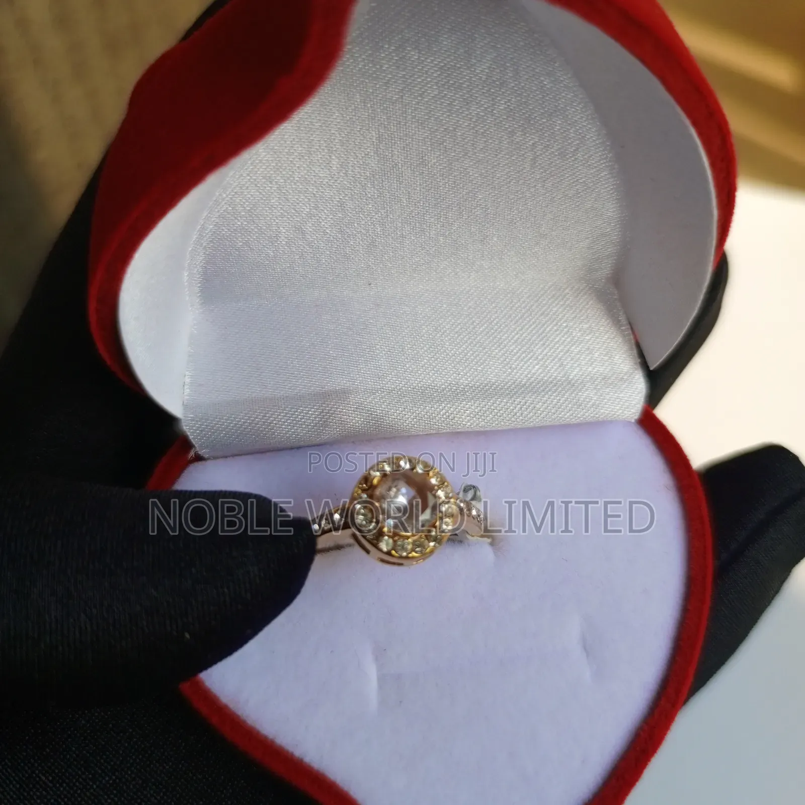 High Quality Gold Color Engagement/ Promise Ring