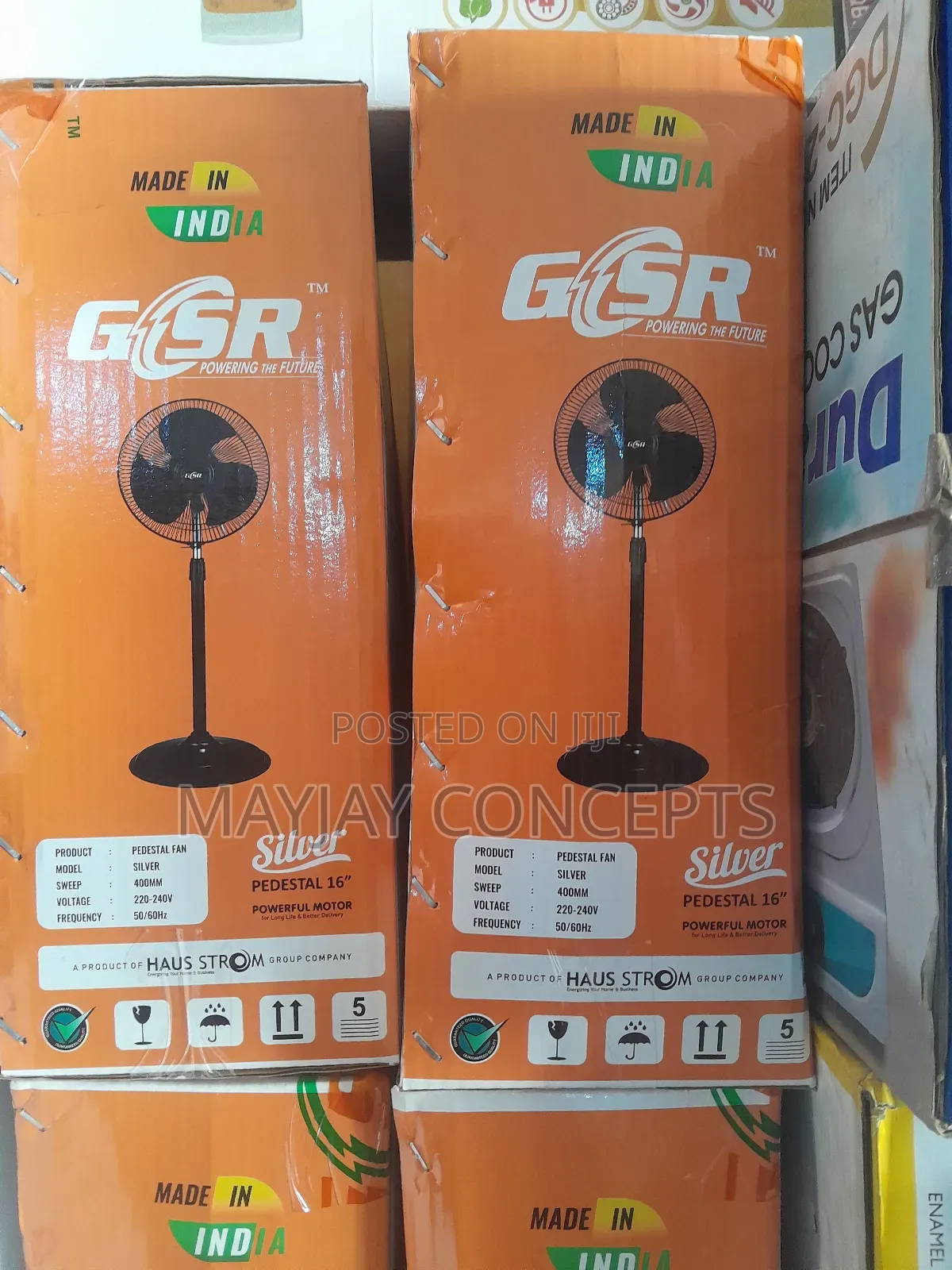 16-Inch GSR Energy Saving Standing Fan- High Velocity