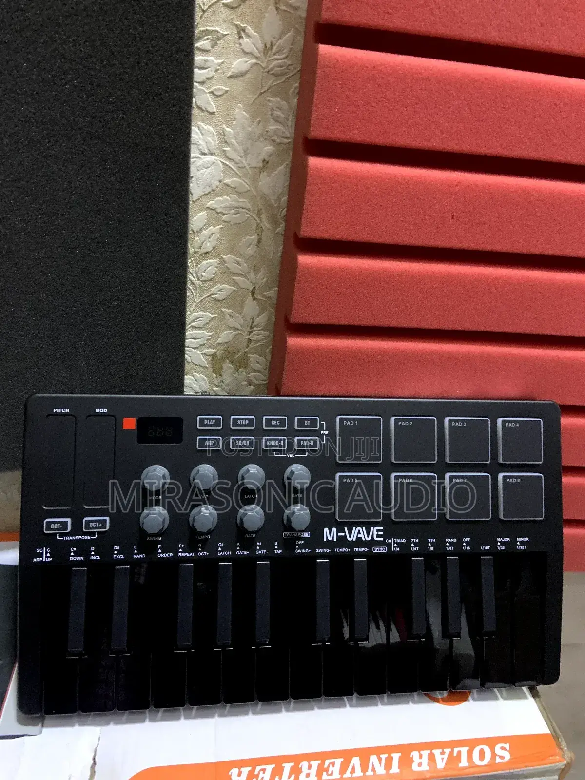 M-vave 25 Keys Portable Midi Keyboard