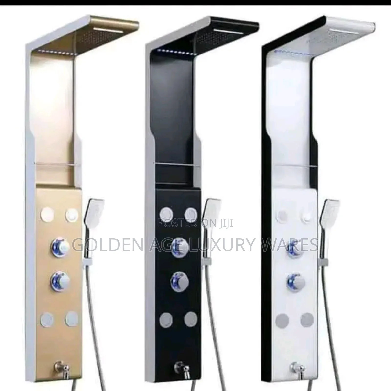 Shower Panel With LED Lights Display
