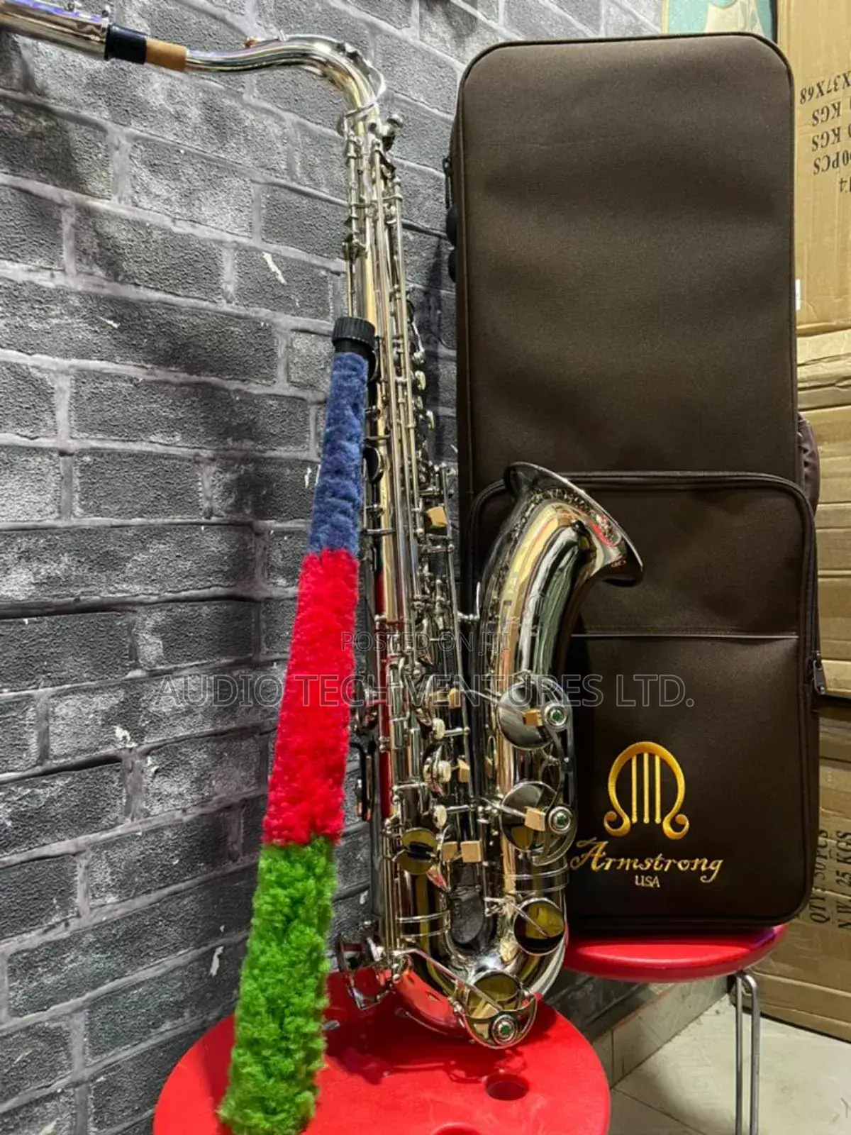 Armstrong Silver Saxophone
