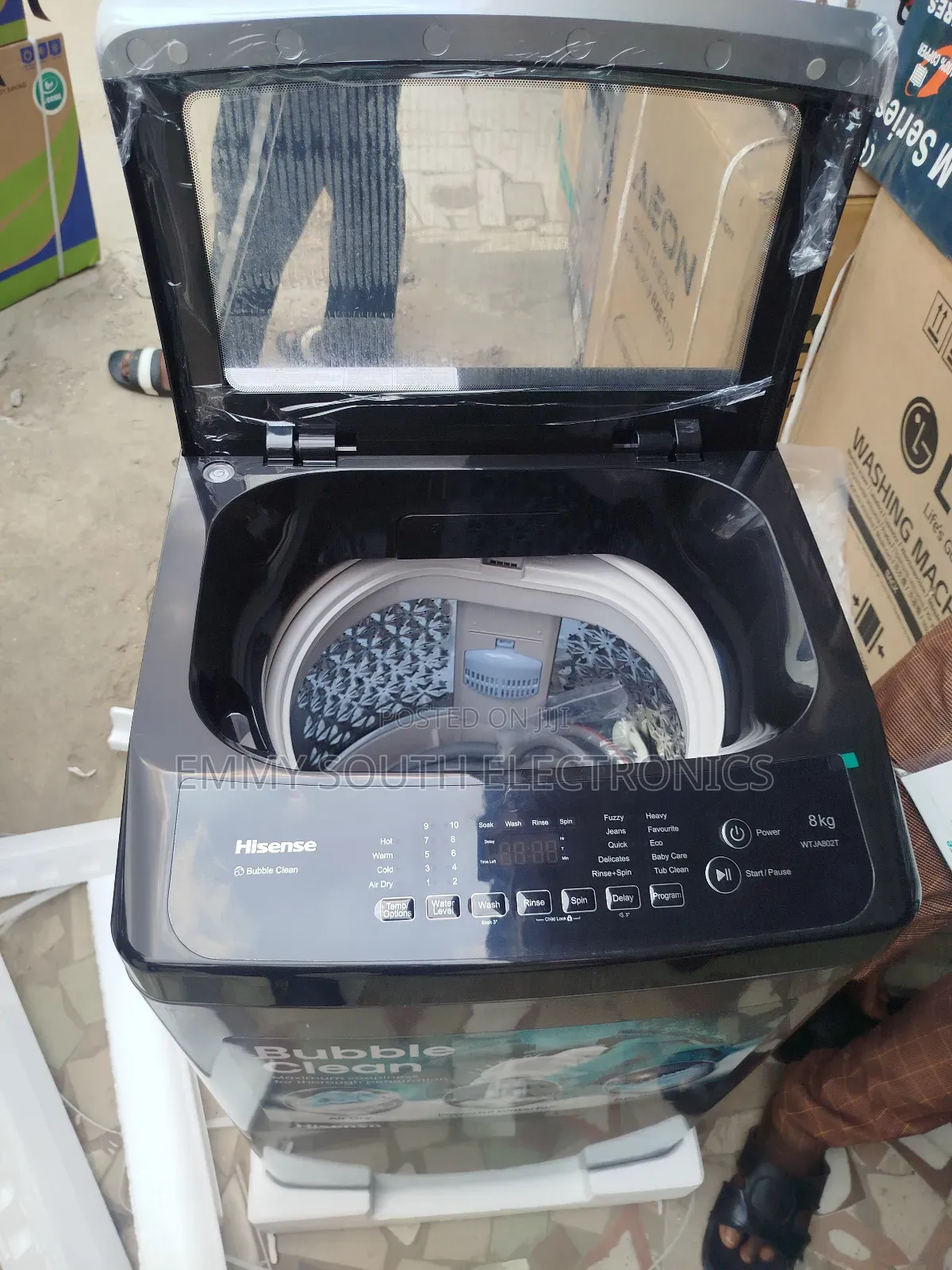 Hisense Automatic Washing Machine Top Load 8kg
