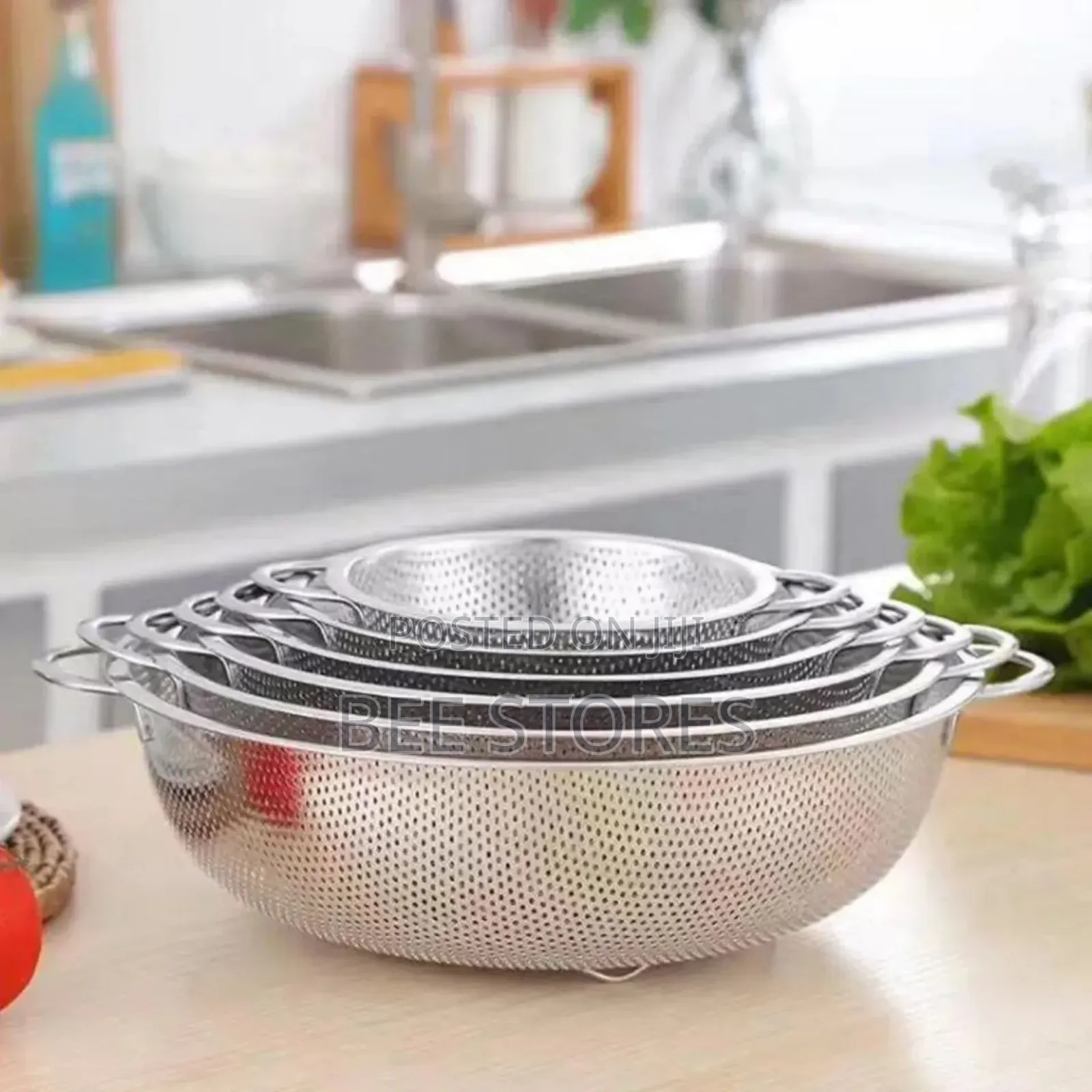 6pcs Quality Stainless Steel Sieve