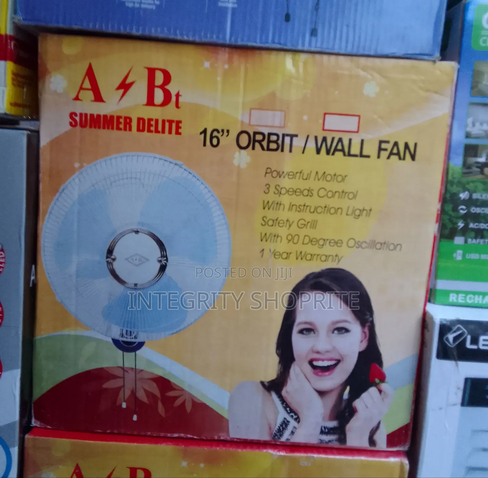 Abt Summer Delite 16" Orbit / Wall Fan