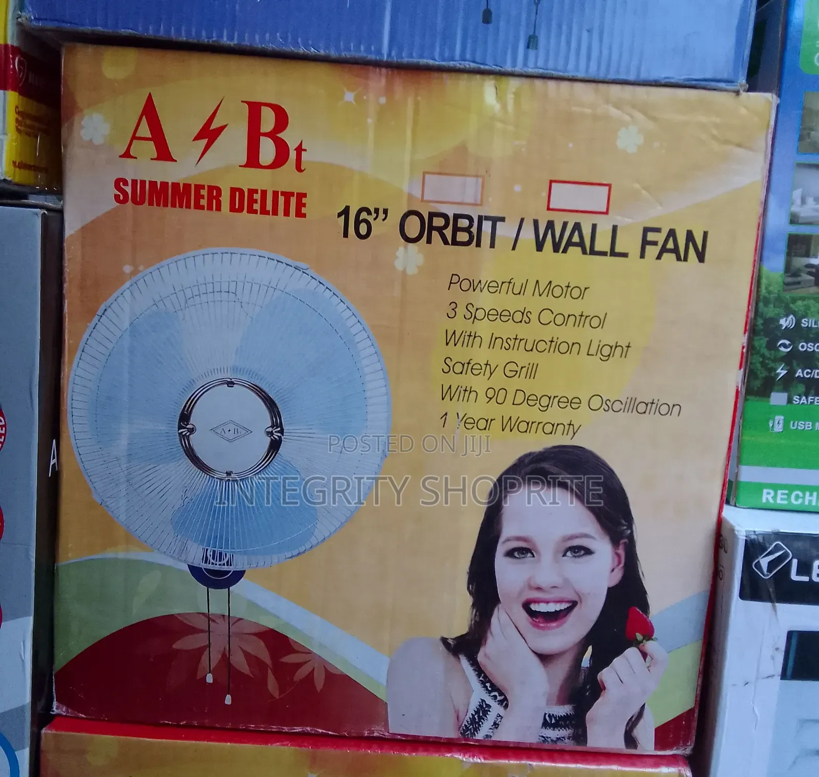 Abt Summer Delite 16" Orbit / Wall Fan