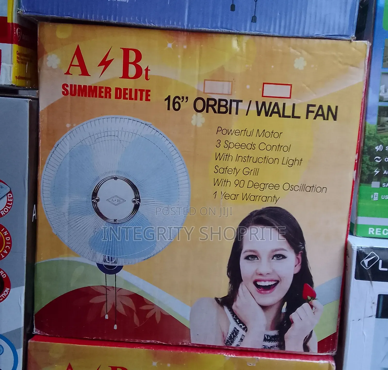 Abt Summer Delite 16" Orbit / Wall Fan