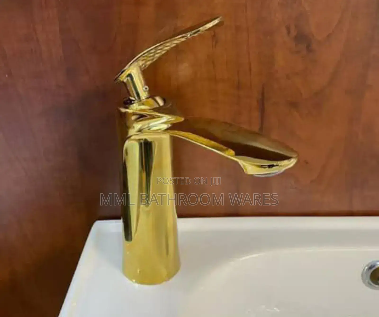 Gold Hot and Cold Basin Mixers