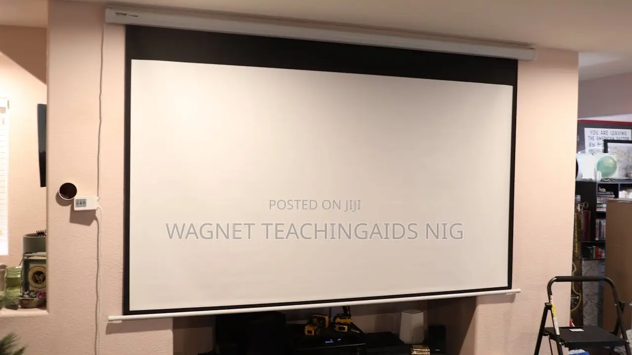 144 X 144 Inches Motorized Electric Projection Screen