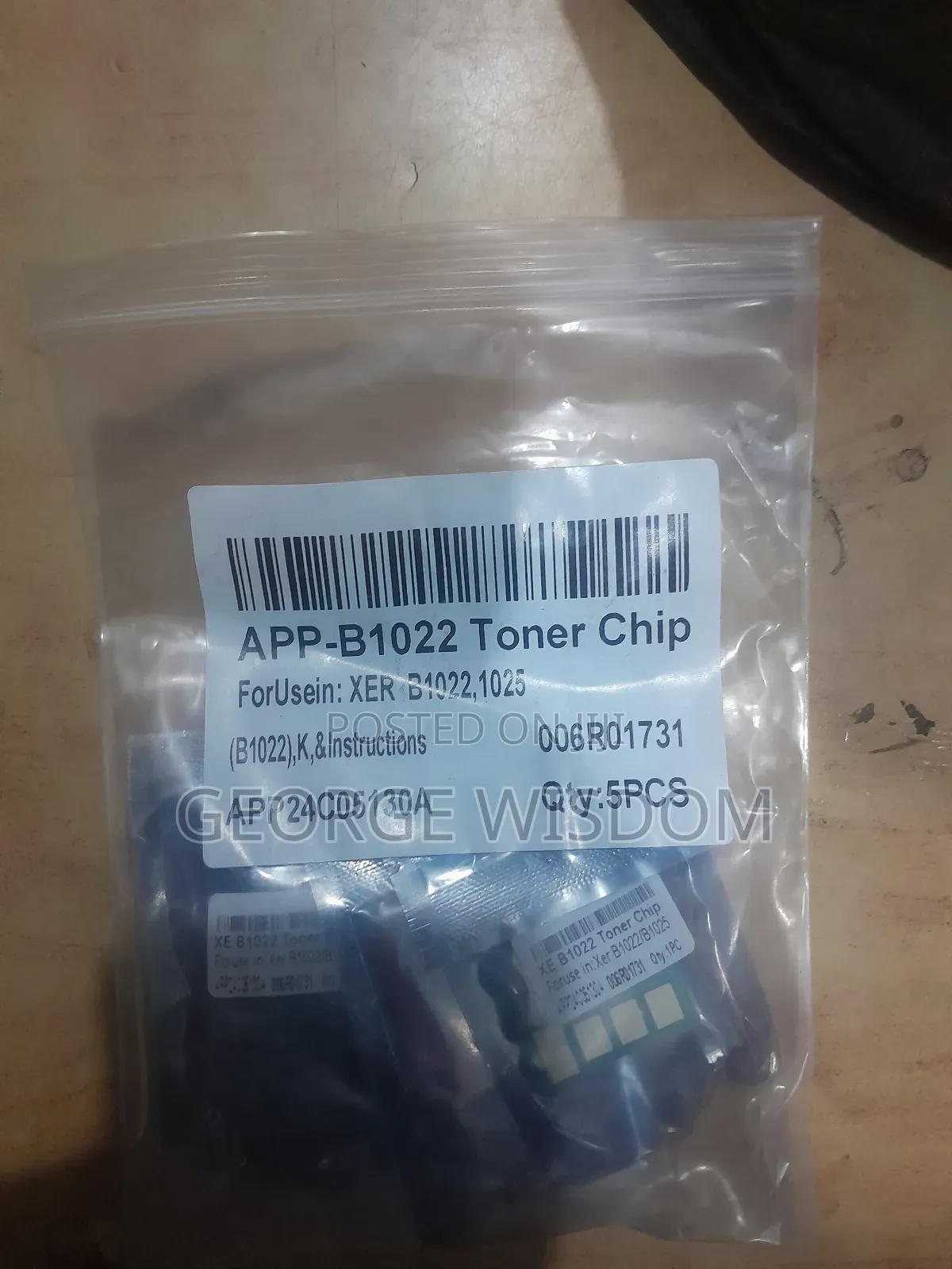 Xerox B 1022 ,1025 Chips( Censor )