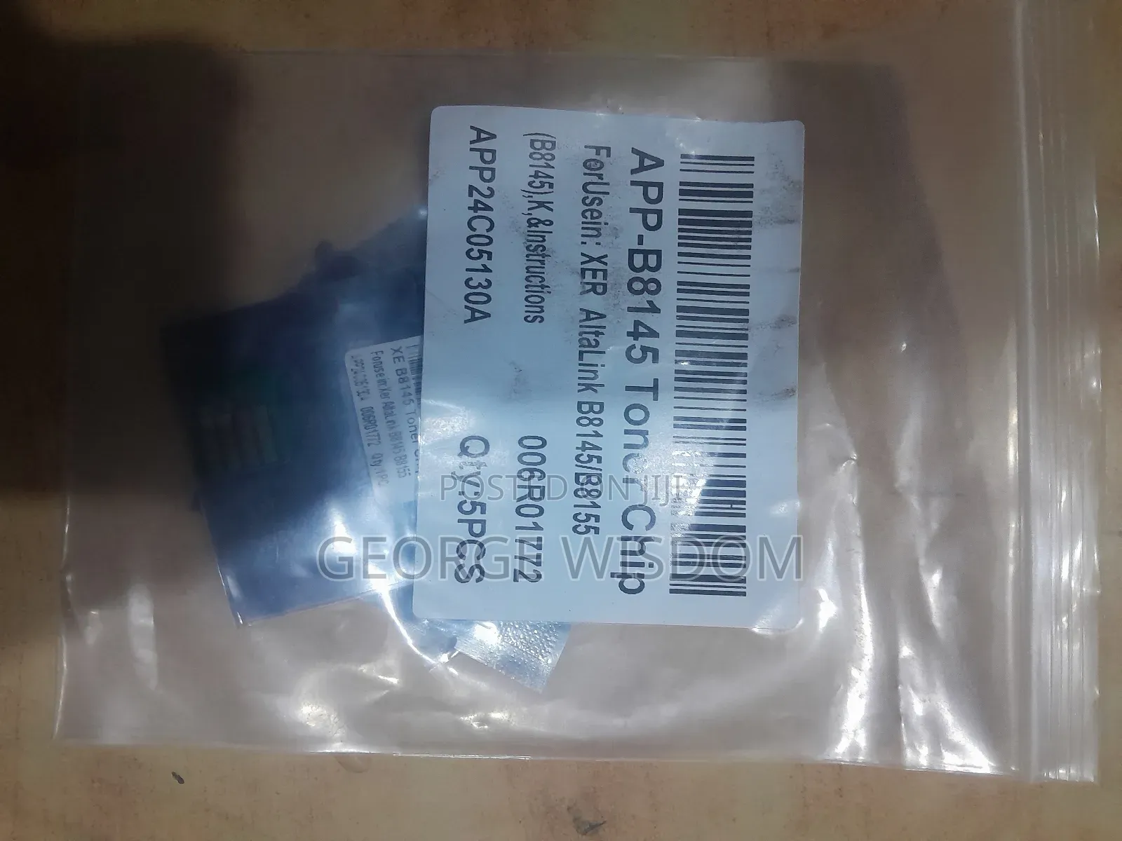 Xeroxb Toner B 8145 Chips (Censor)