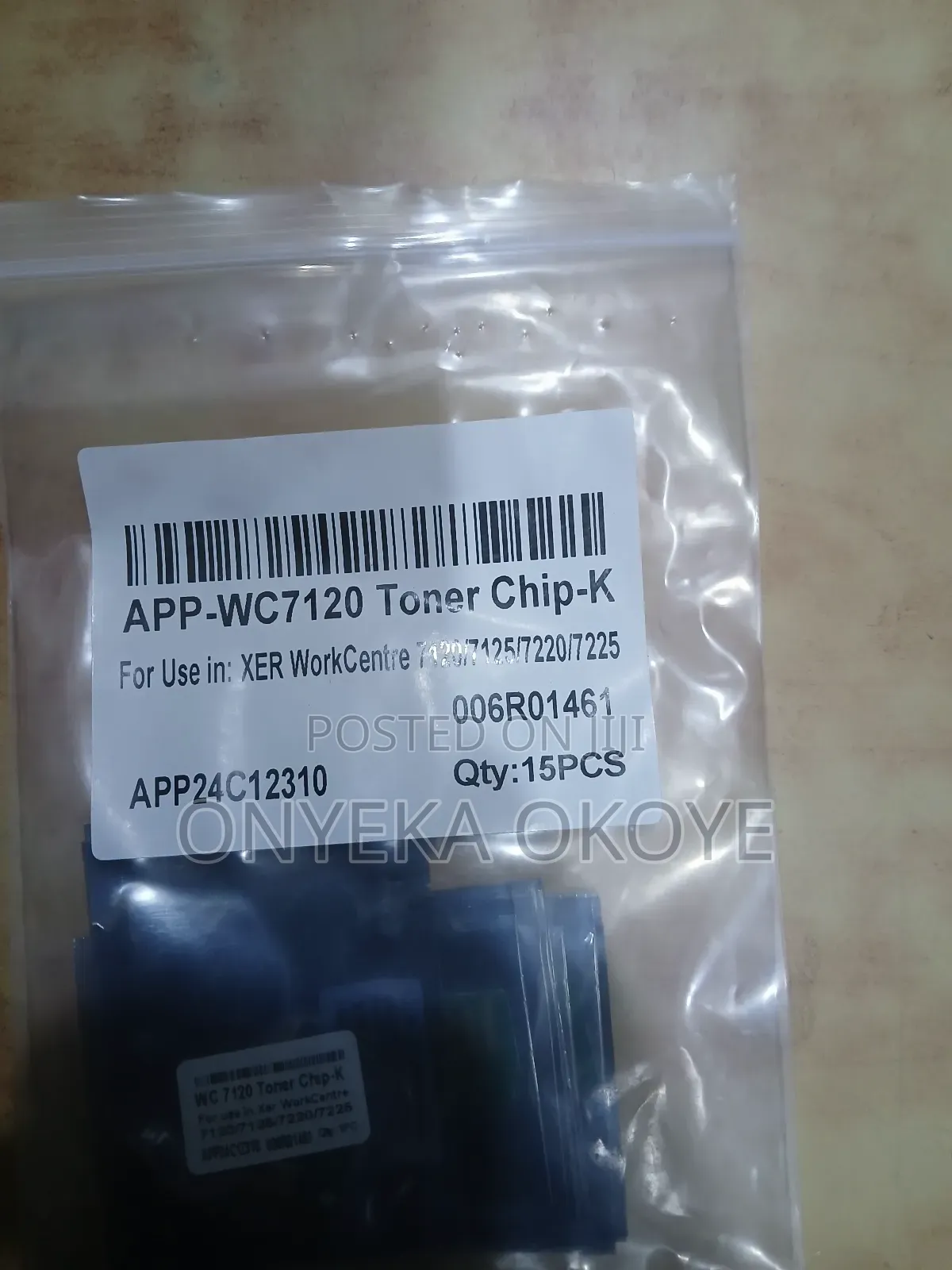 Xerox Wc 7220 ,7225,7120,7125 Toner Chips (Censor)