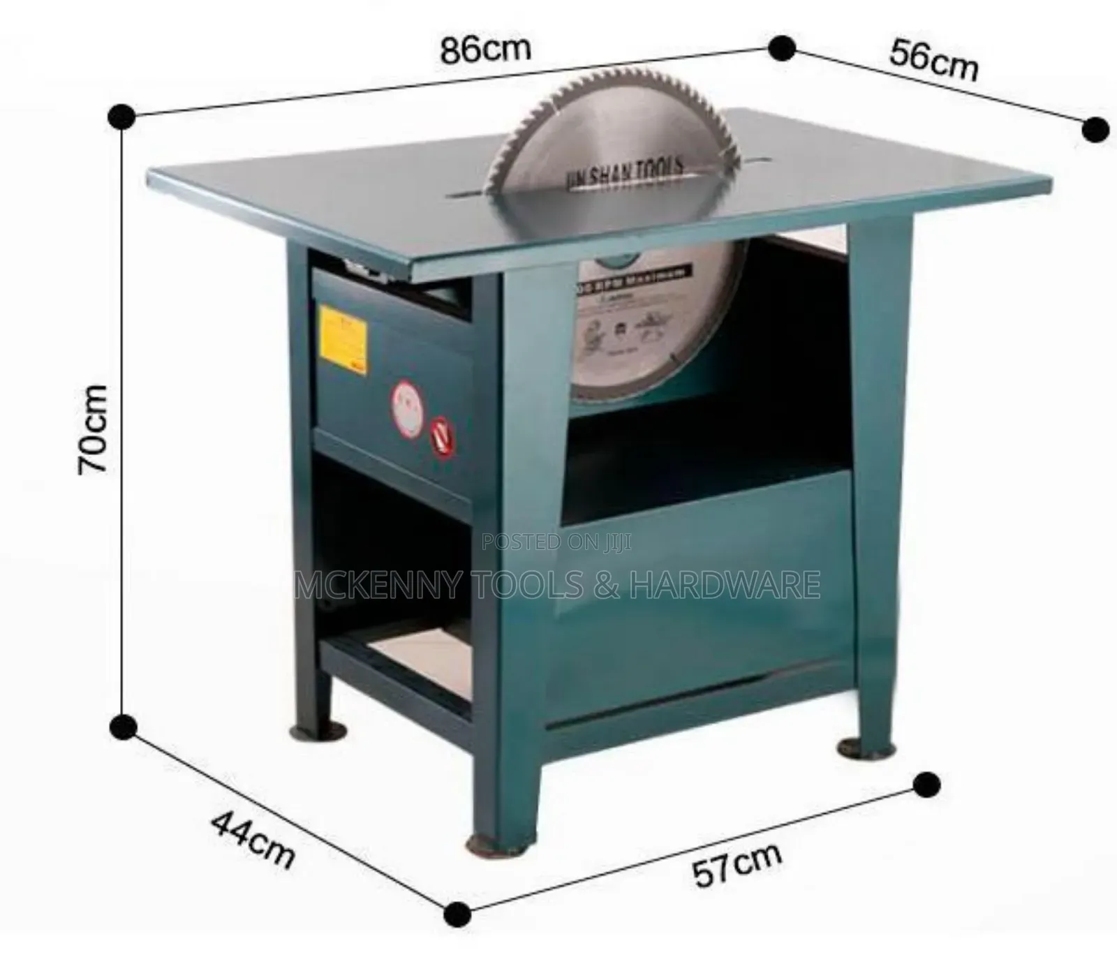 16" Industrial Table Saw 3hp