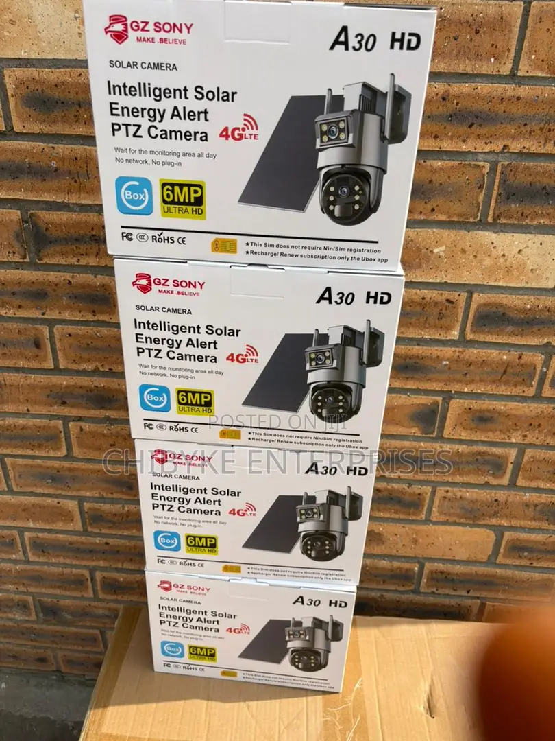 6mp Dual Lens Solar PTZ Camera, Resolution, Ubox App