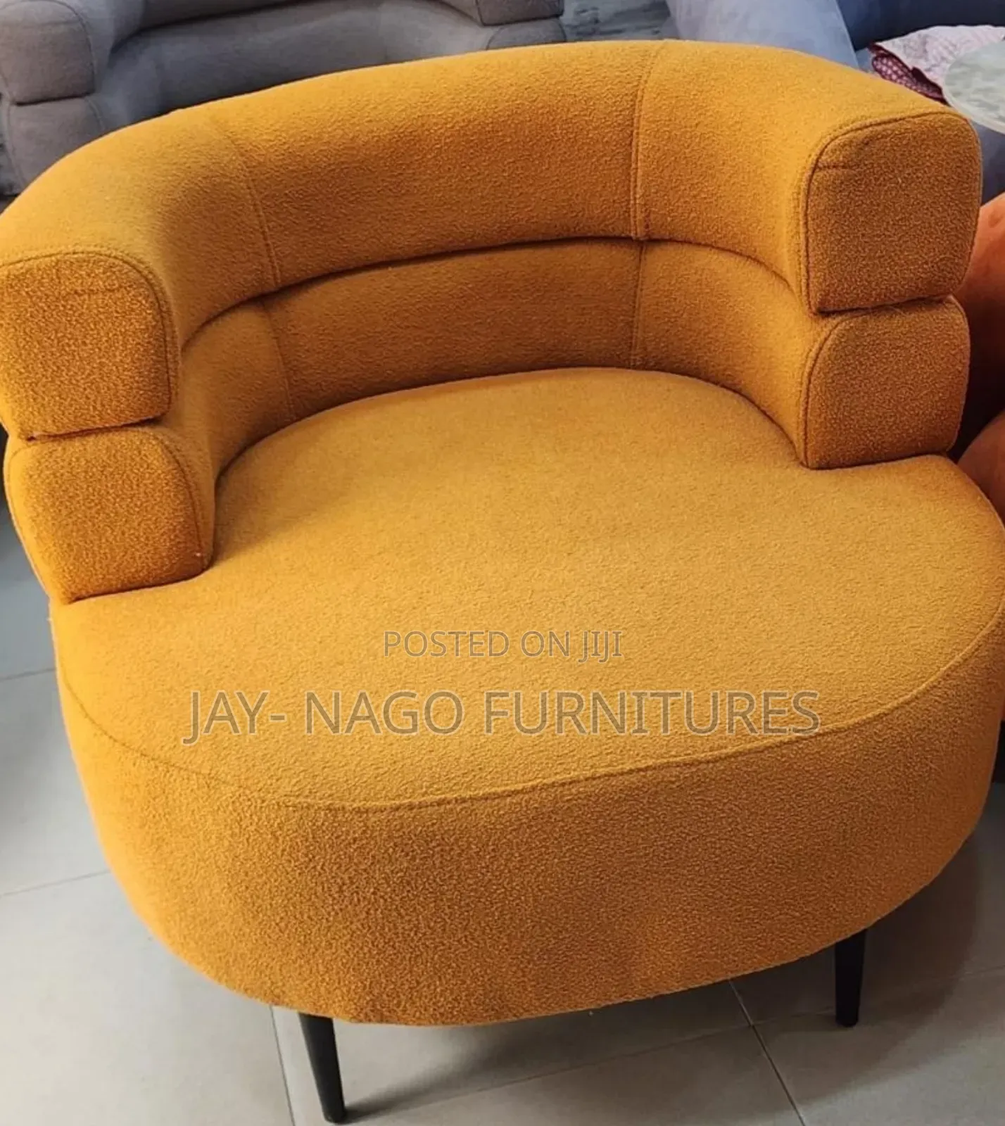 Single Fabric Sofa Chair
