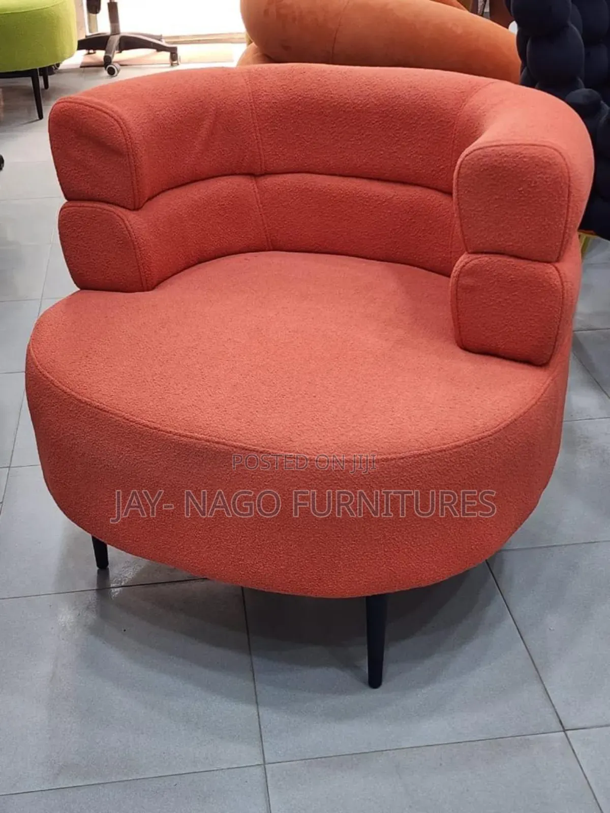Single Fabric Sofa Chair