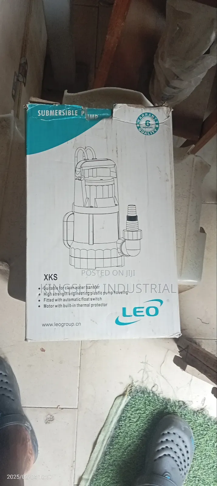 Single Phase Garden Submersible Pump 0.75hp Leo