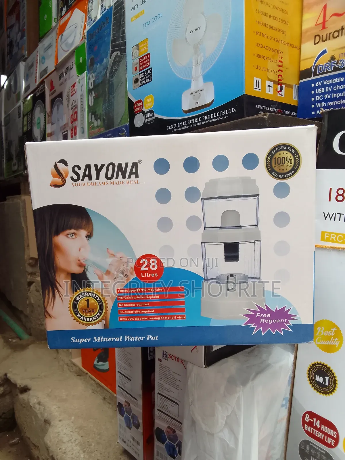 SAYONA Alkaline Mineral Water Pot 28L