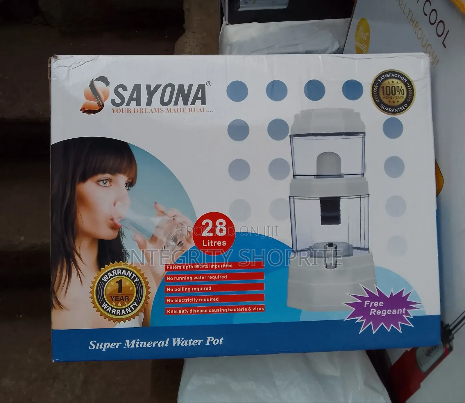 SAYONA Alkaline Mineral Water Pot 28L