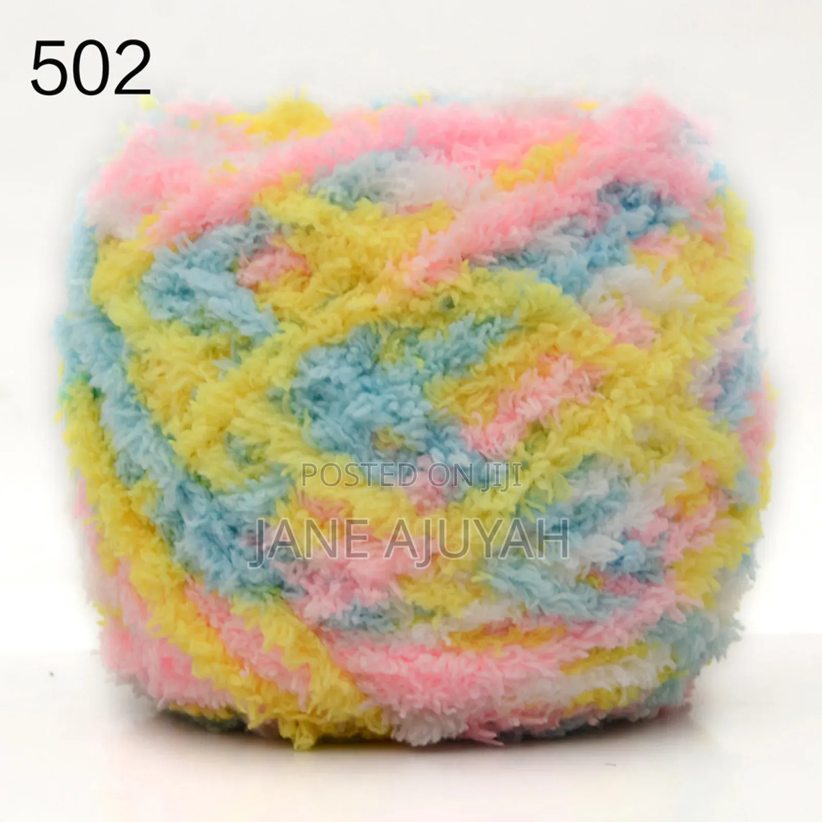 Mixed Colour Fur Yarn-100g