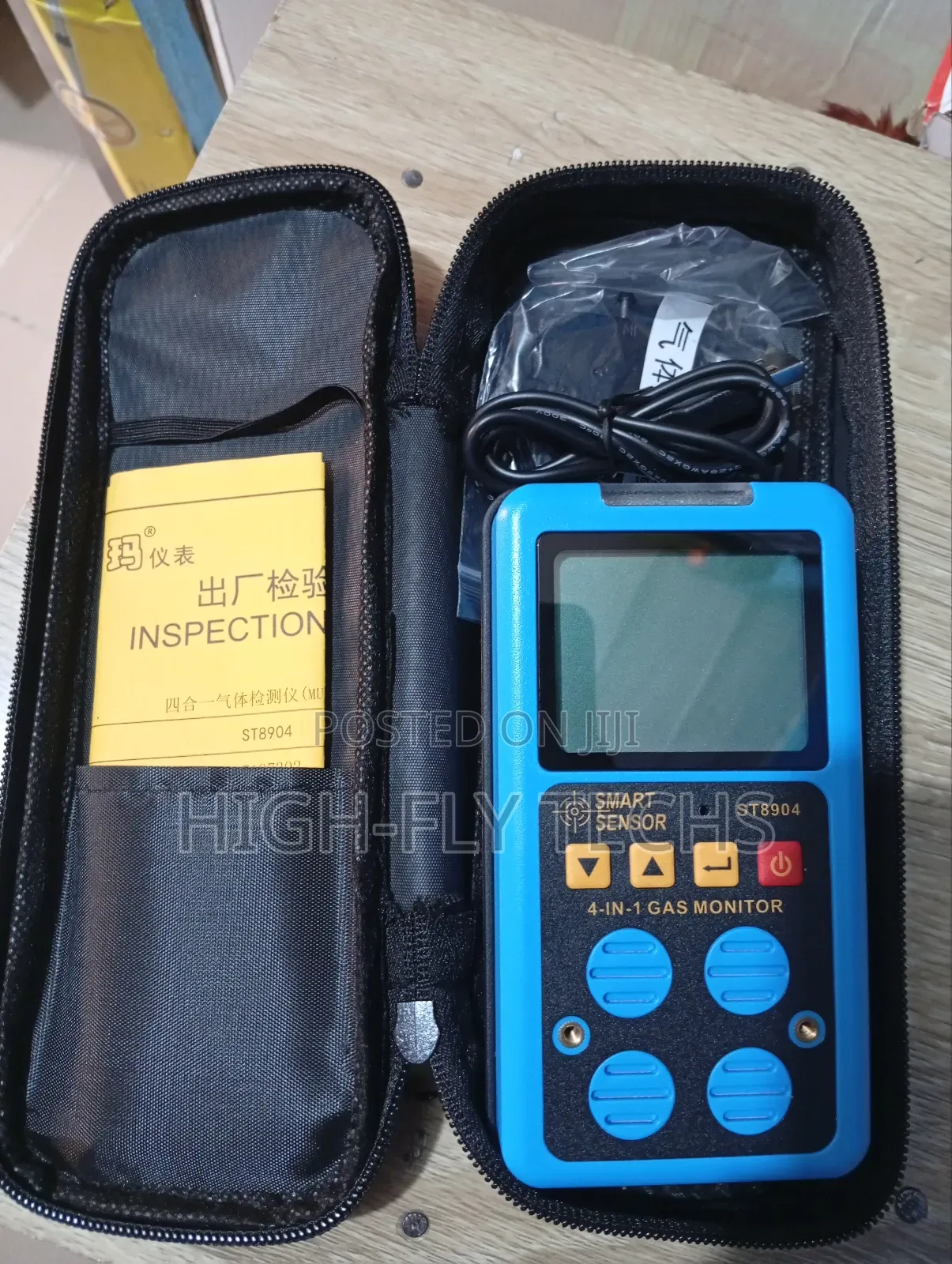 4 in 1 CO H2S O2 LEL Portable Gas Monitor